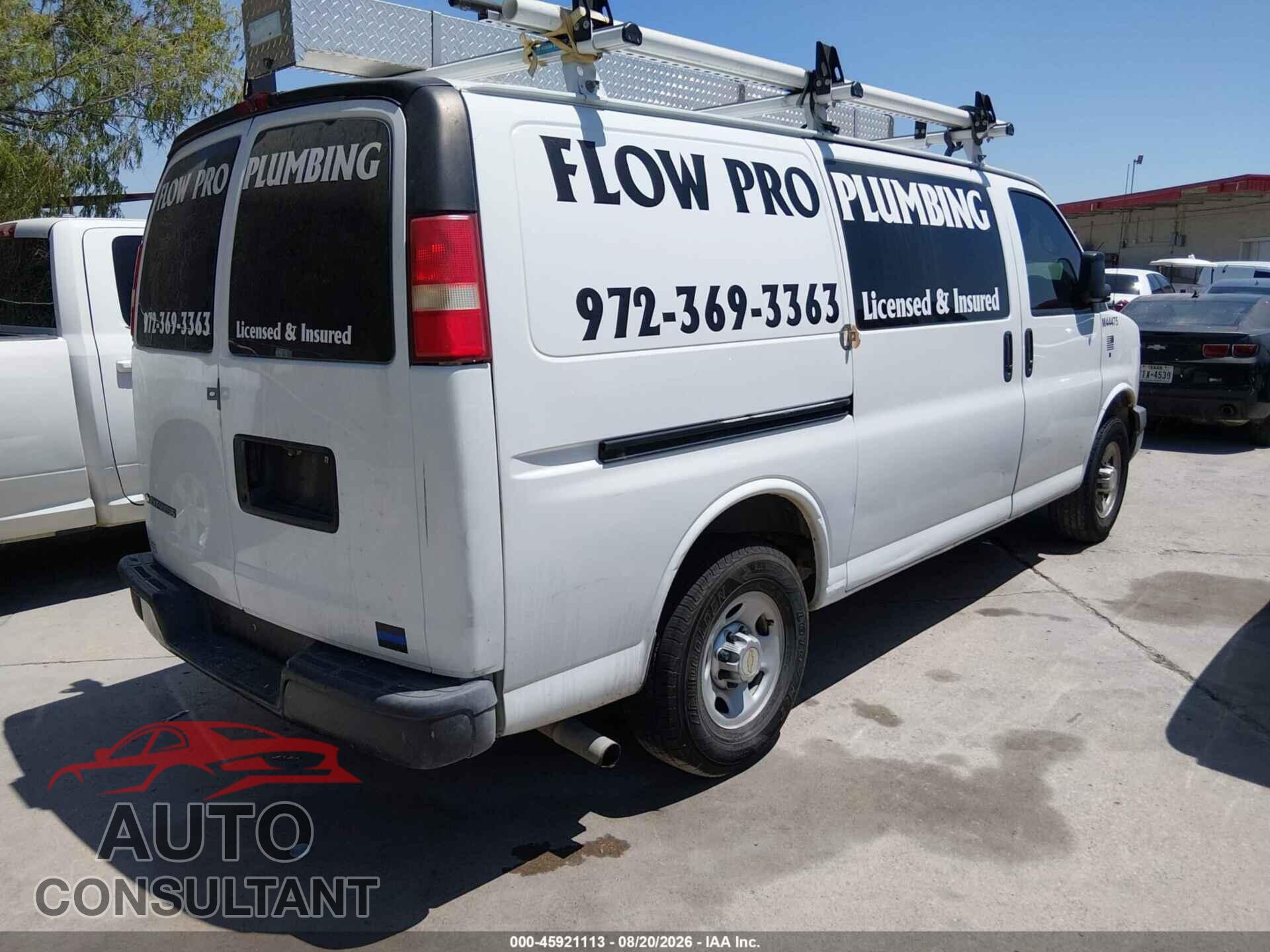 CHEVROLET EXPRESS 2500 2012 - 1GCWGFCA9C1167856