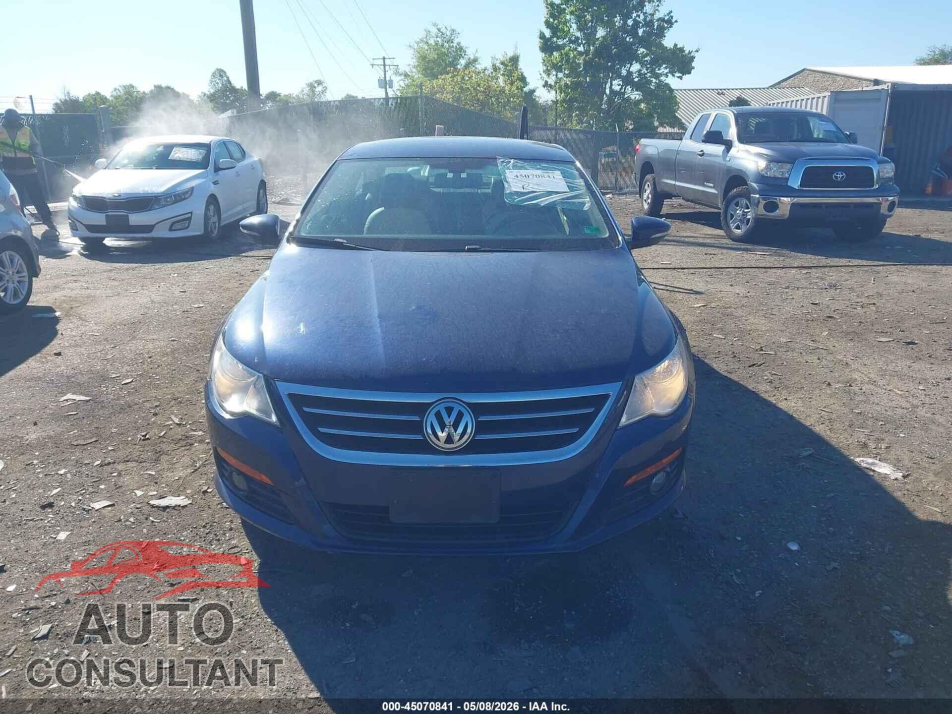 VOLKSWAGEN CC 2010 - WVWNL7ANXAE511087