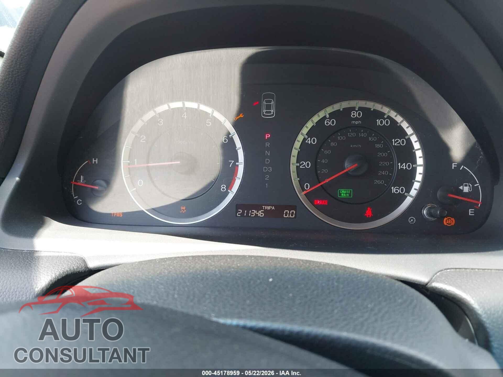 HONDA ACCORD 2012 - 1HGCS1B32CA014485