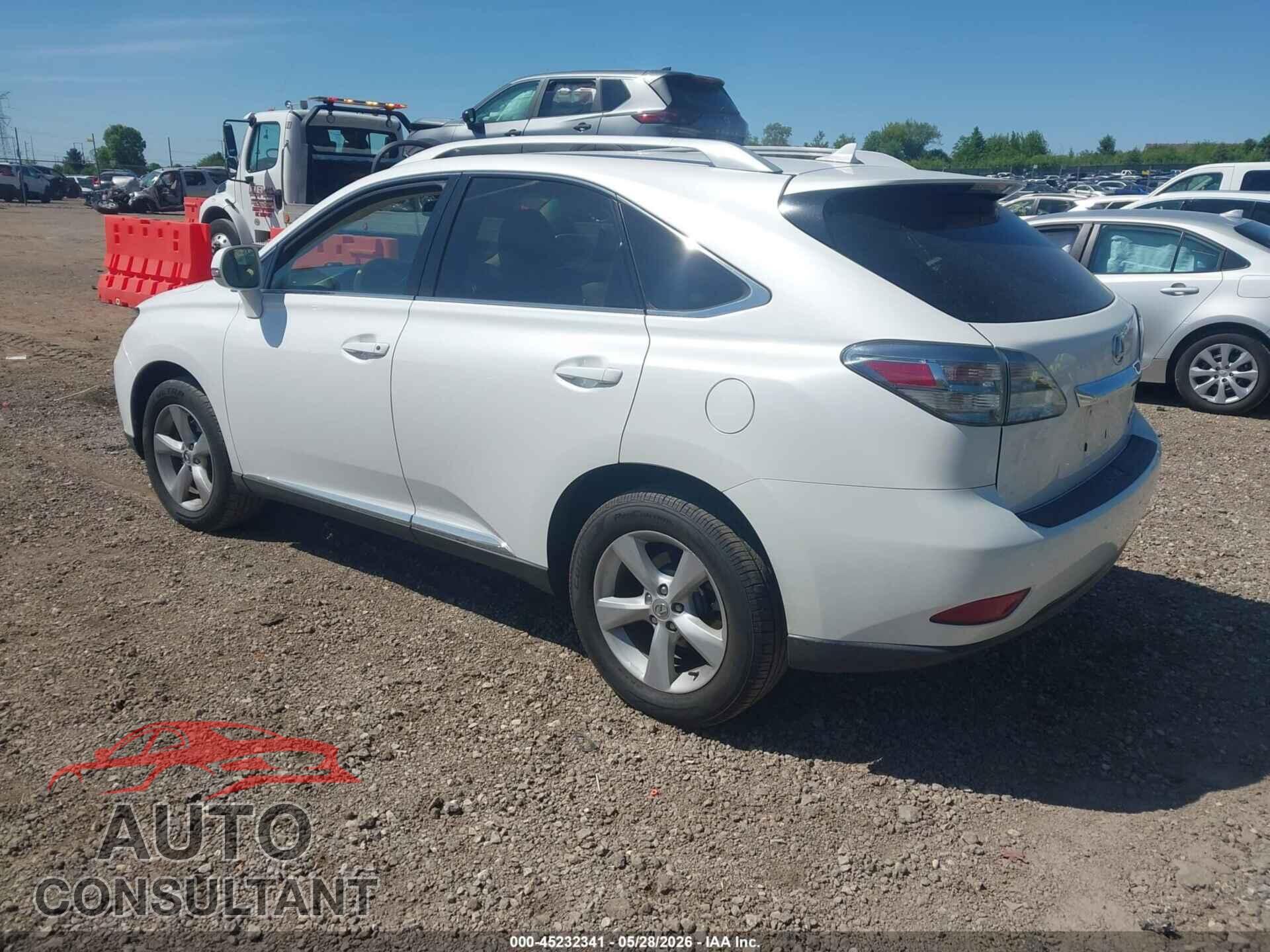 LEXUS RX 350 2012 - 2T2ZK1BA7CC081324