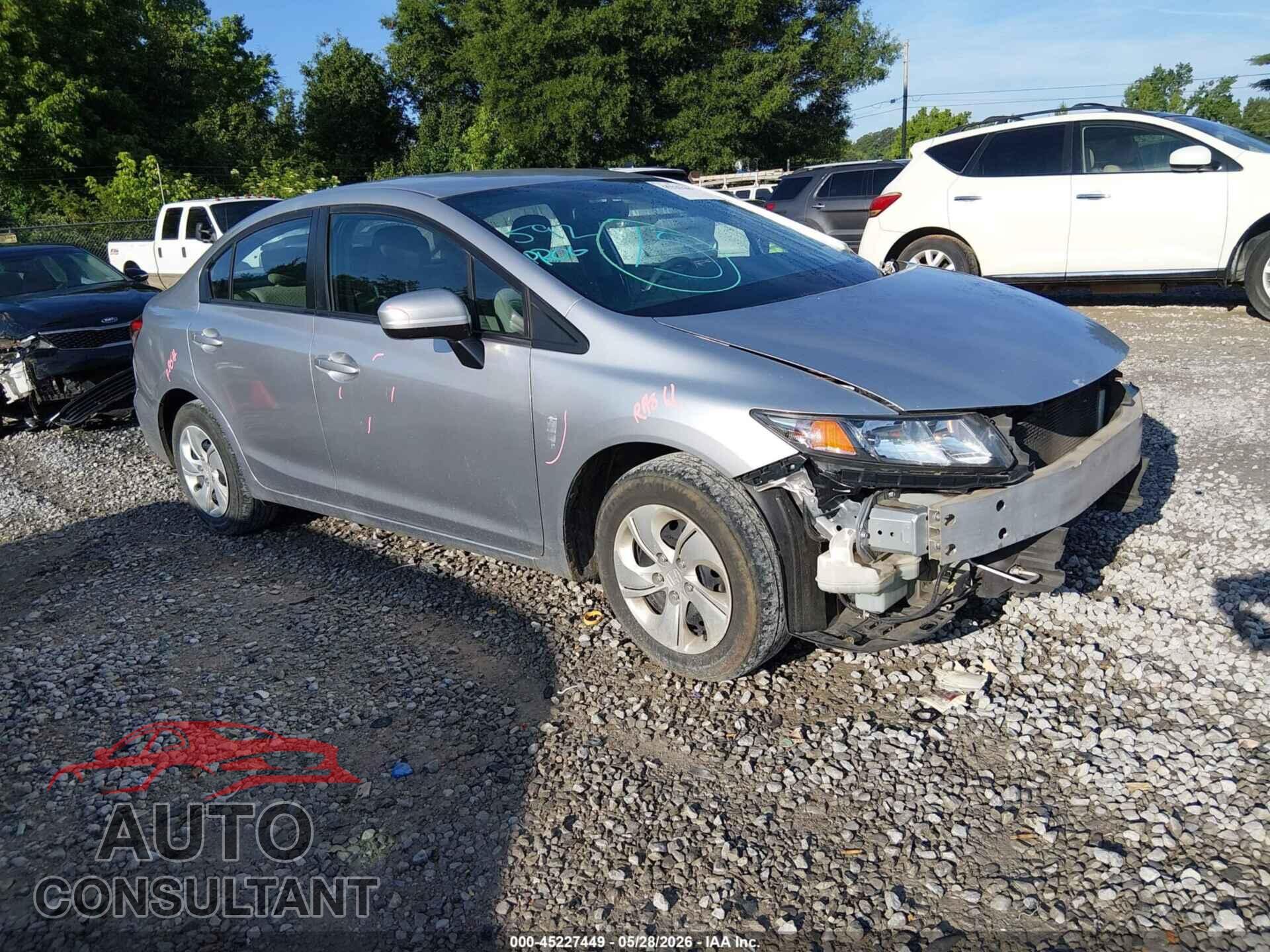 HONDA CIVIC 2014 - 19XFB2F57EE218762