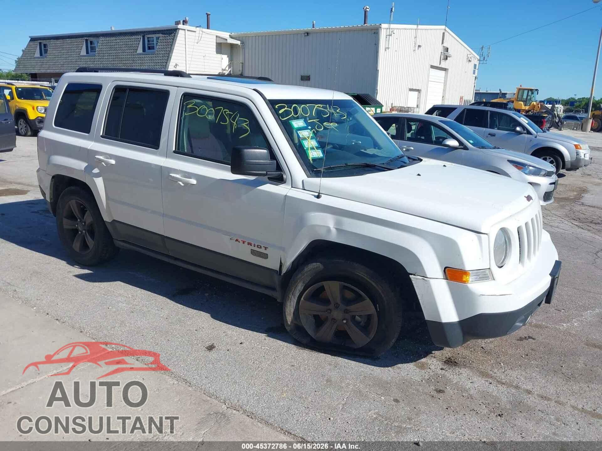 JEEP PATRIOT 2017 - 1C4NJPBB9HD102976