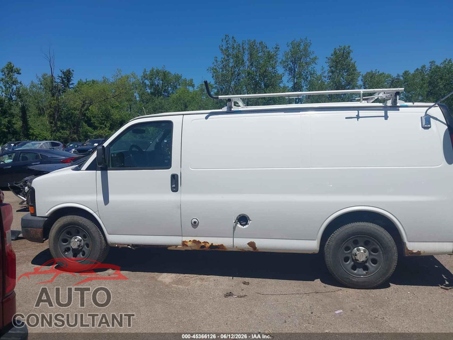 CHEVROLET EXPRESS 1500 2010 - 1GCUGADX8A1163842