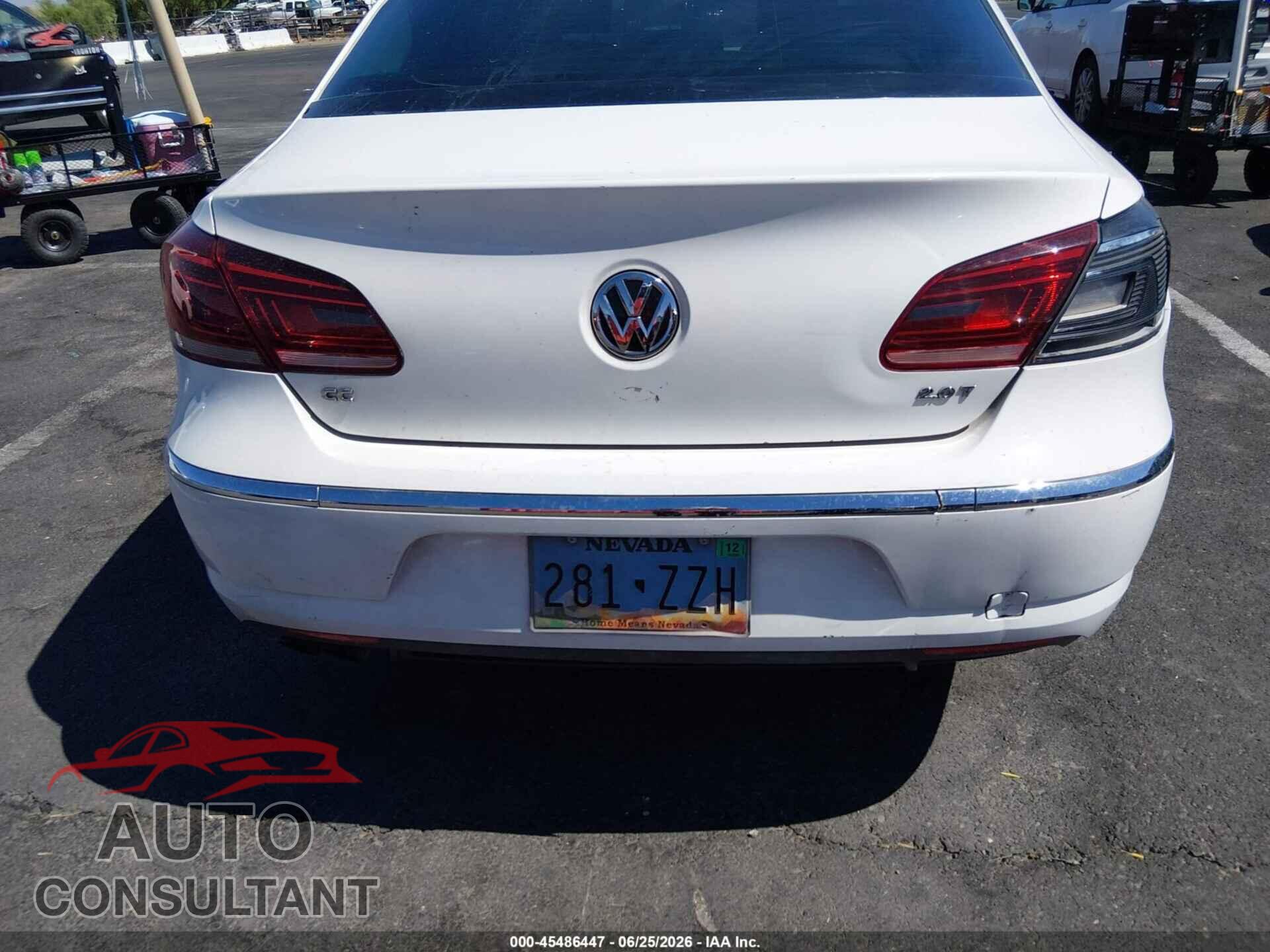 VOLKSWAGEN CC 2013 - WVWBN7AN9DE549721
