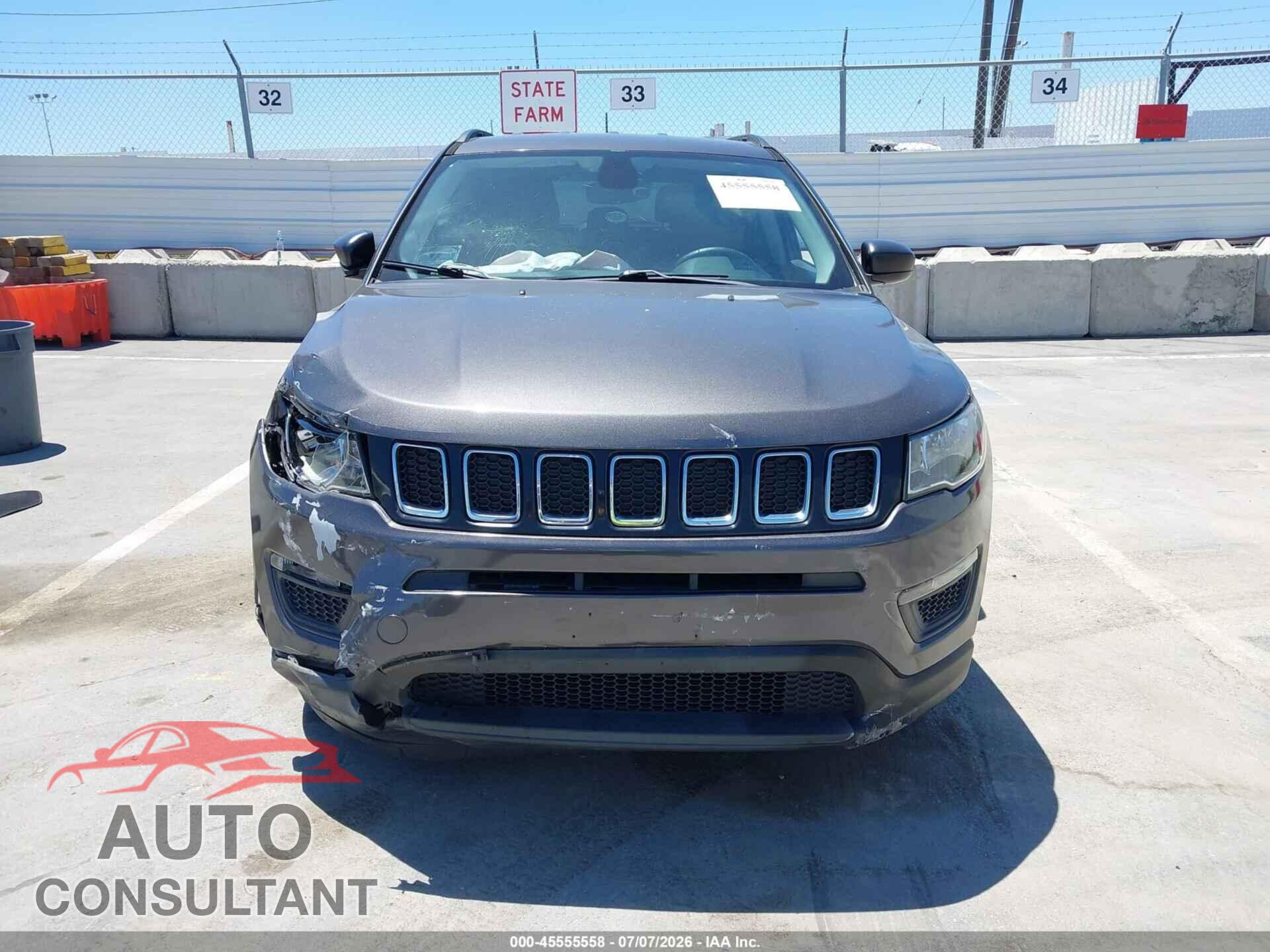 JEEP COMPASS 2017 - 3C4NJCAB0HT668559