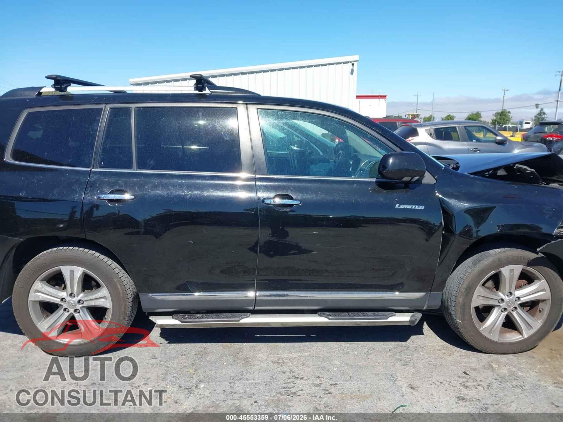 TOYOTA HIGHLANDER 2011 - 5TDYK3EH1BS037829