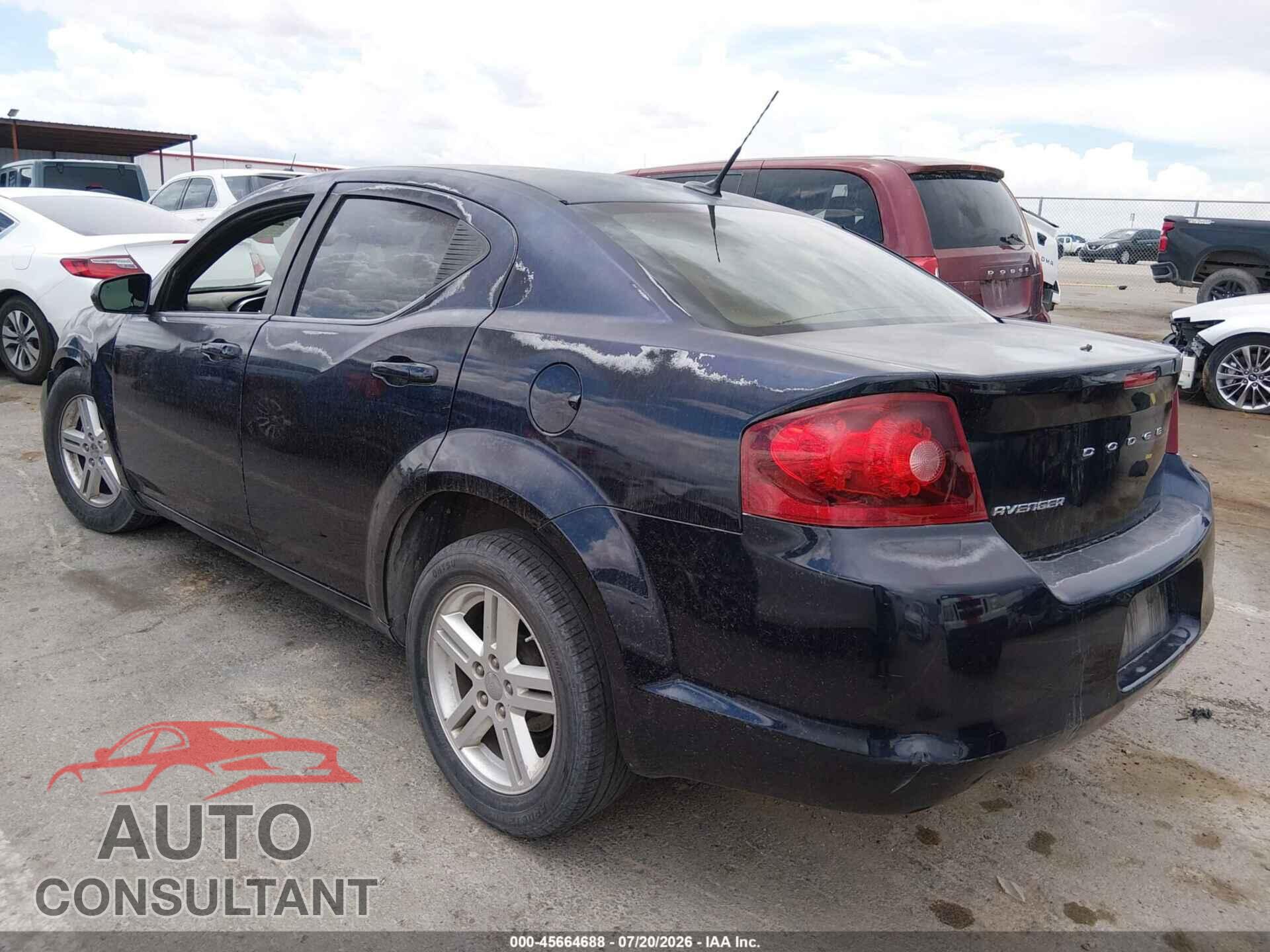 DODGE AVENGER 2011 - 1B3BD1FB2BN526469