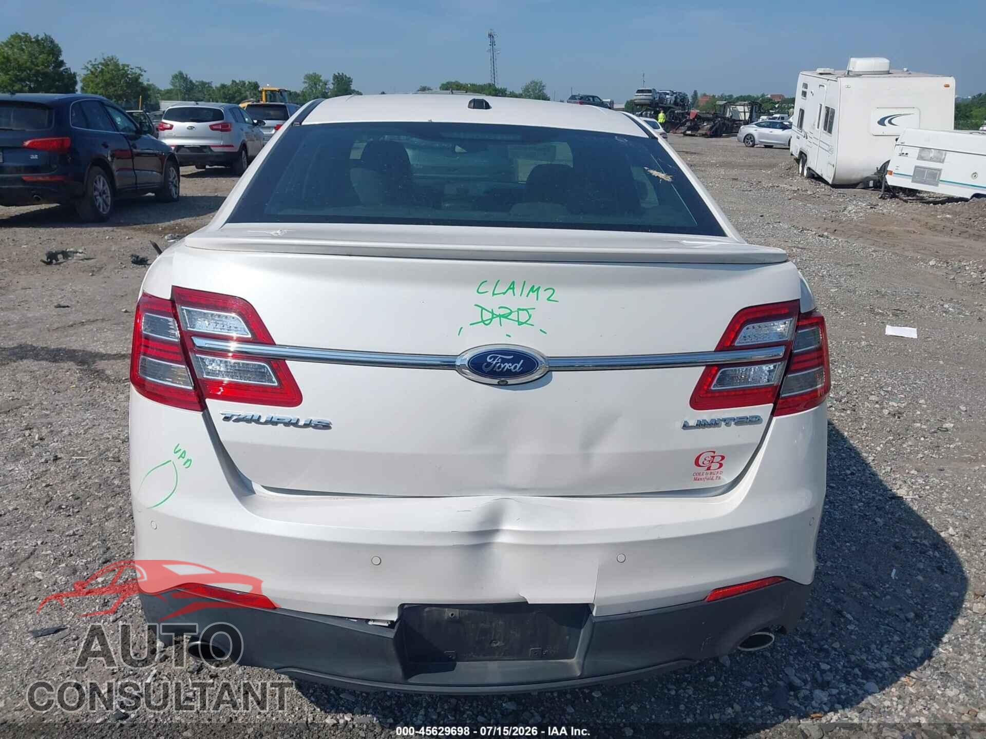 FORD TAURUS 2013 - 1FAHP2F87DG160984