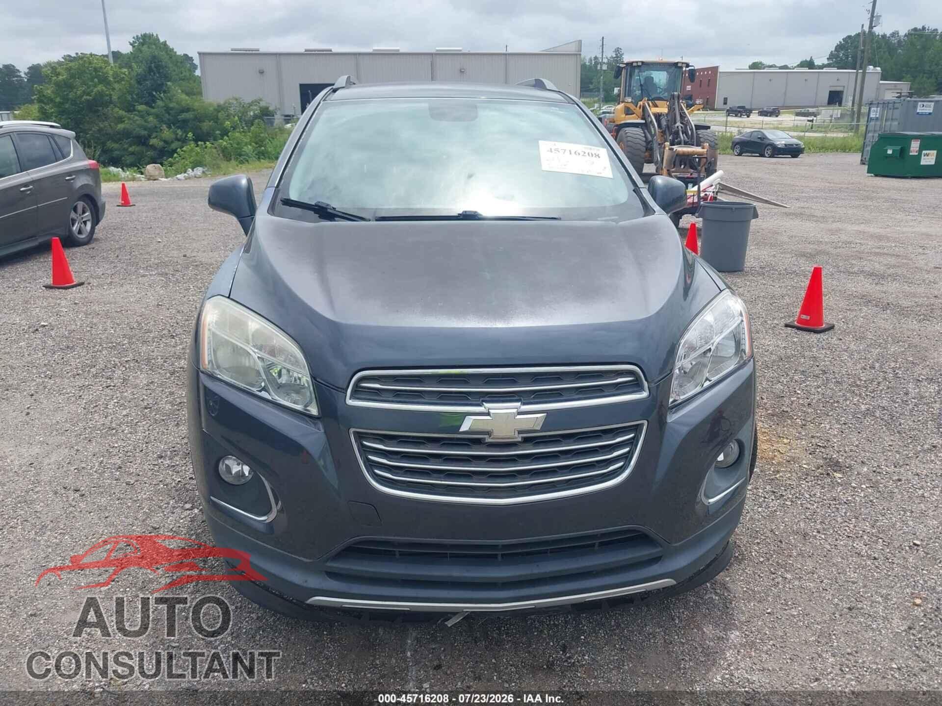 CHEVROLET TRAX 2016 - 3GNCJMSB6GL199379