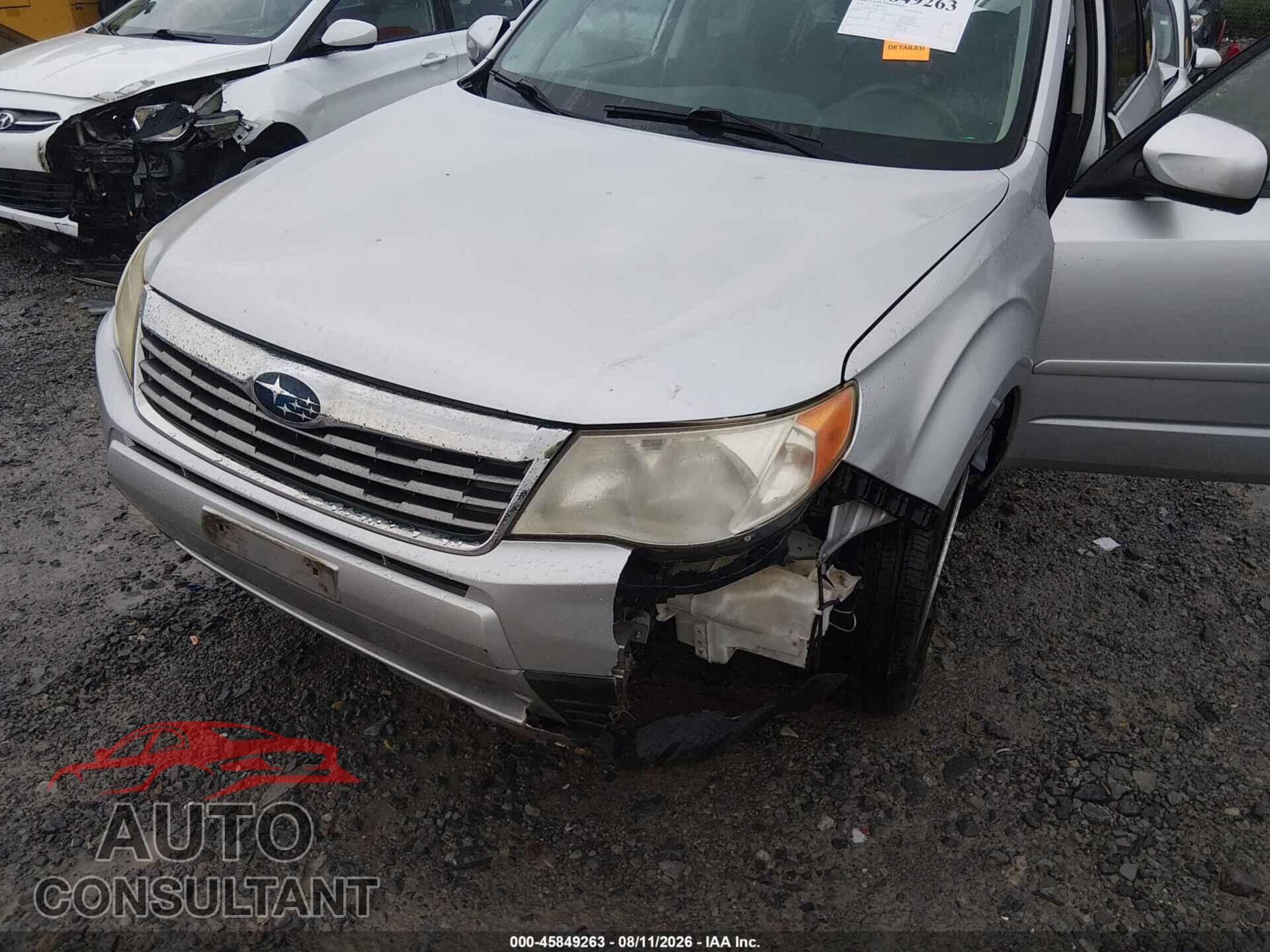SUBARU FORESTER 2010 - JF2SH6CC8AH731175