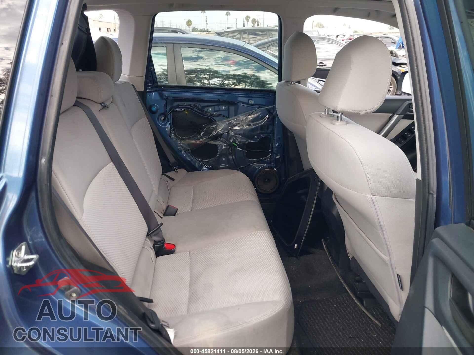 SUBARU FORESTER 2016 - JF2SJADC2GH456899