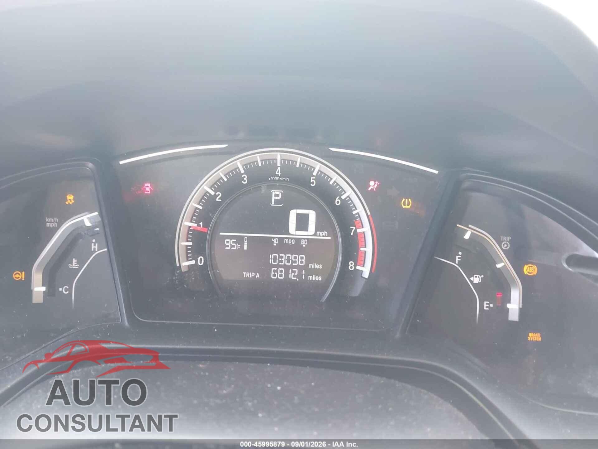 HONDA CIVIC 2018 - 2HGFC2F5XJH601057