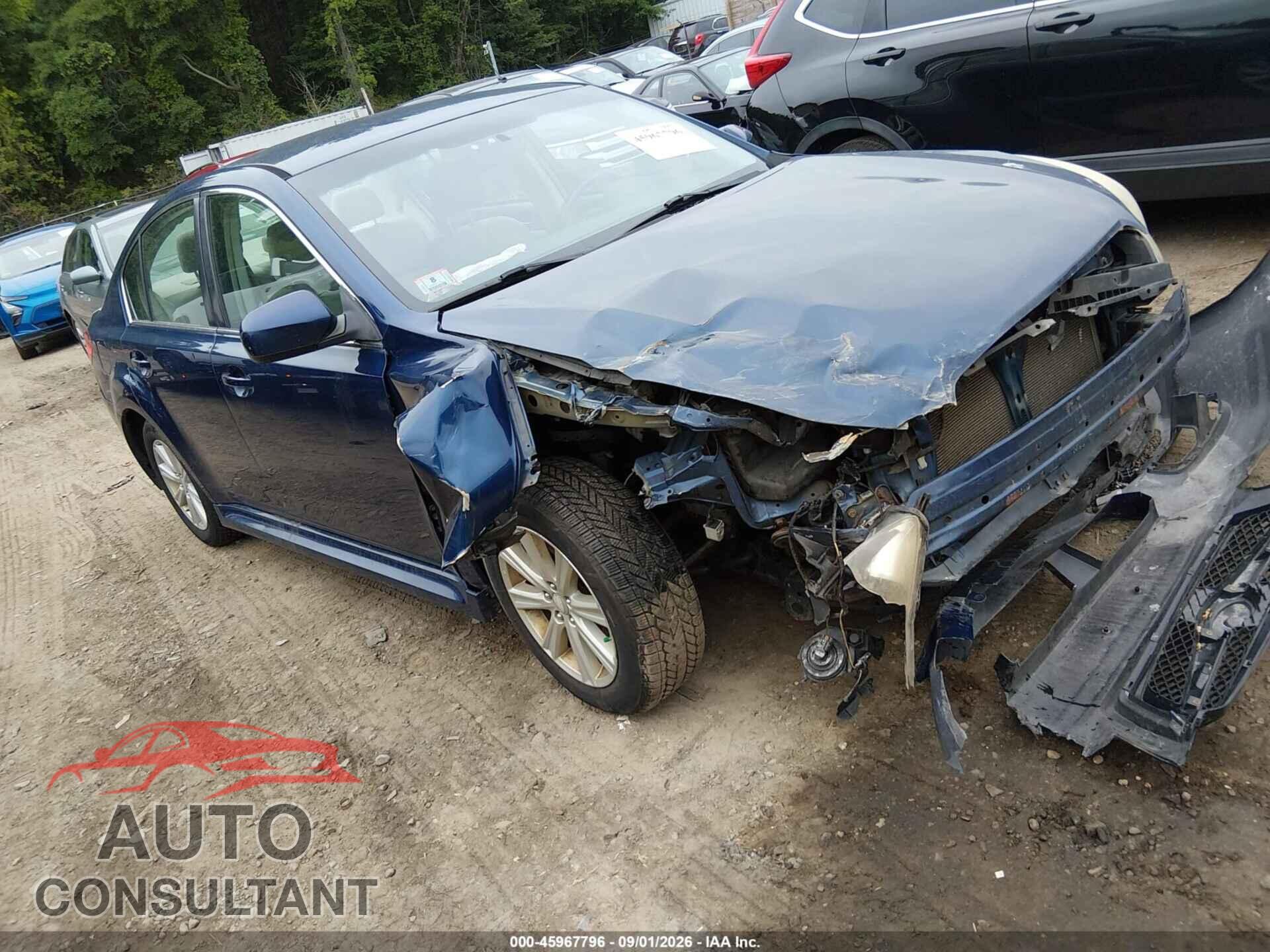 SUBARU LEGACY 2011 - 4S3BMBC68B3226586