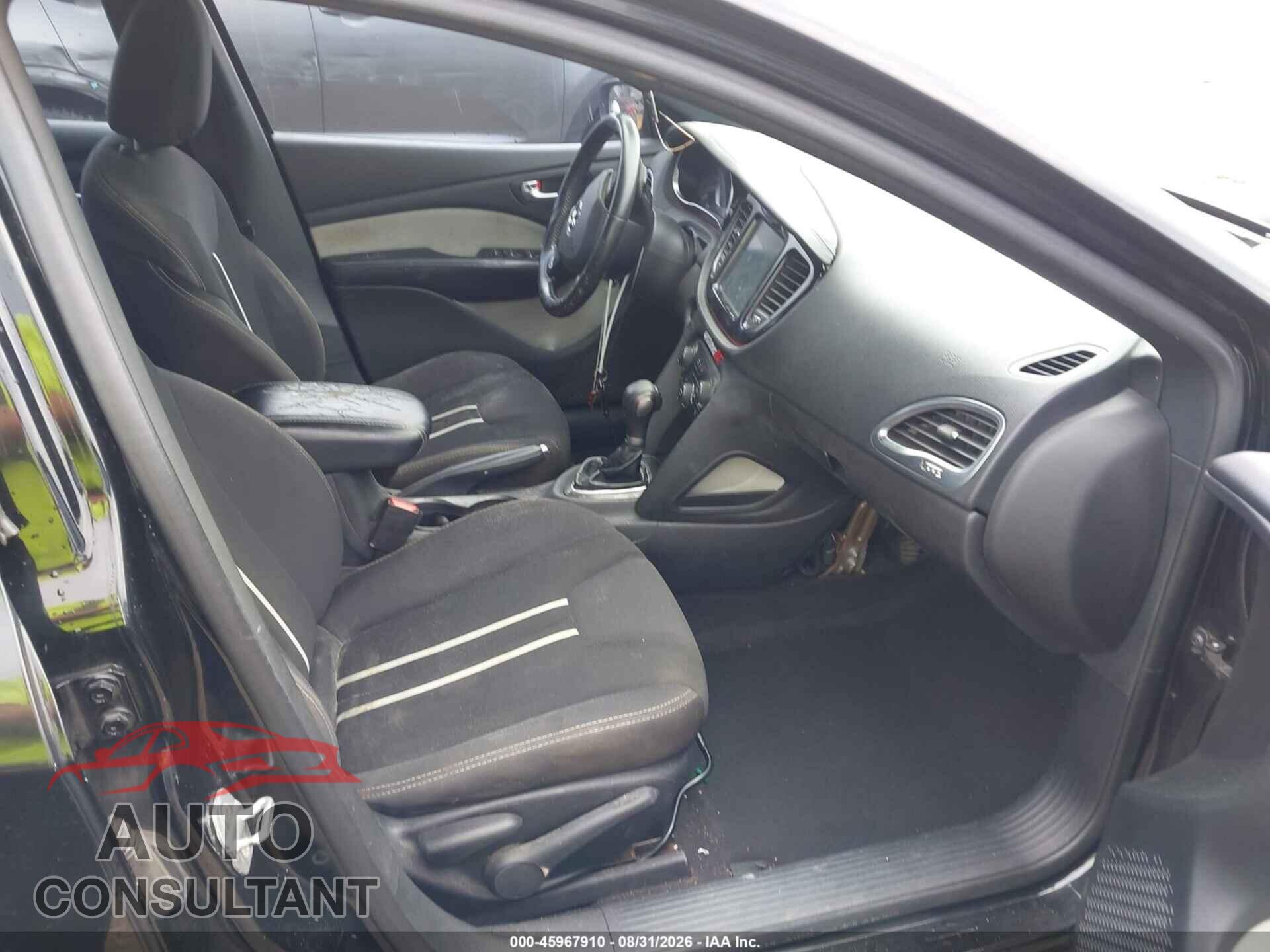 DODGE DART 2014 - 1C3CDFBBXED740436