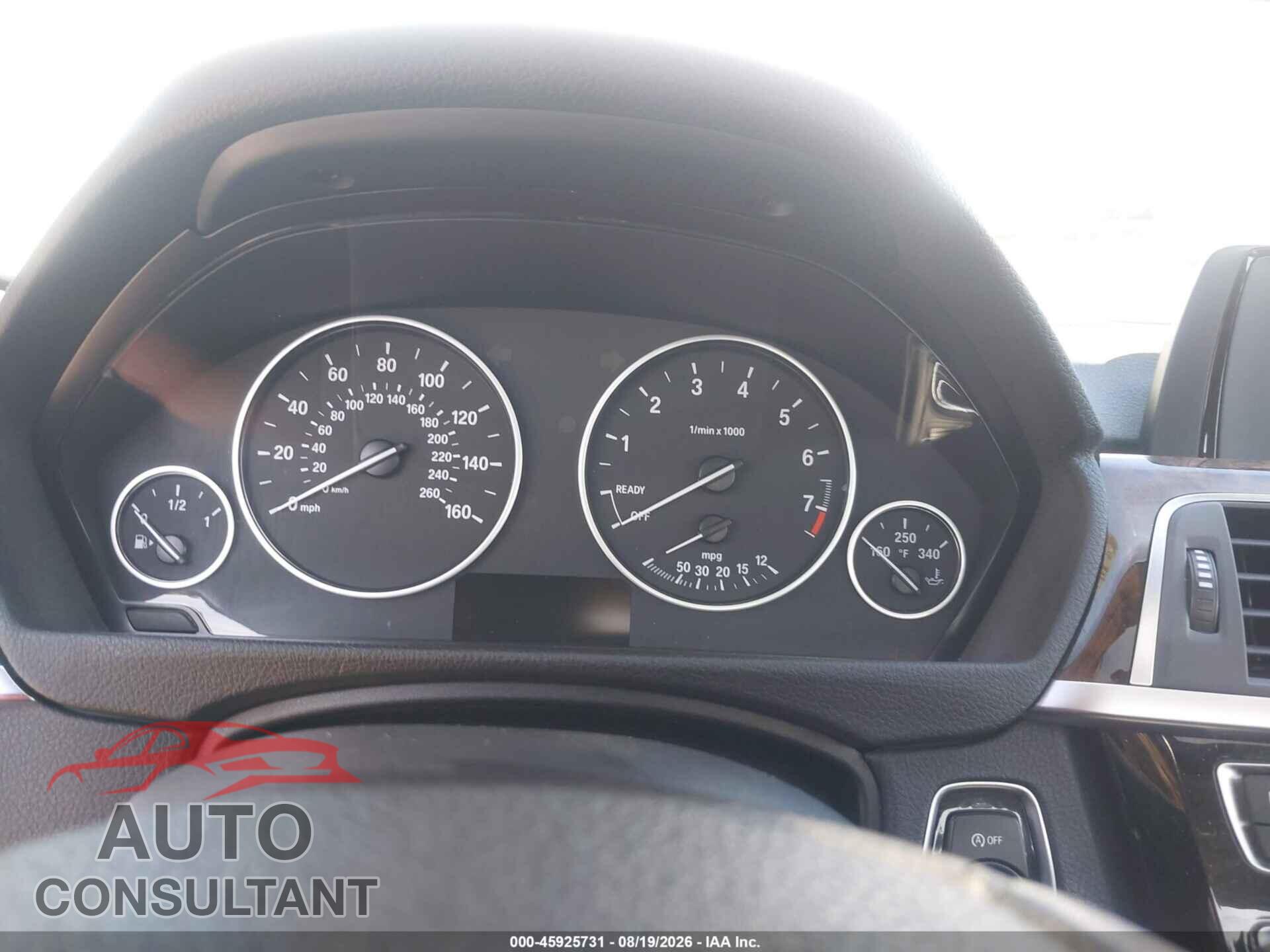 BMW 320I 2016 - WBA8E1G59GNT99531