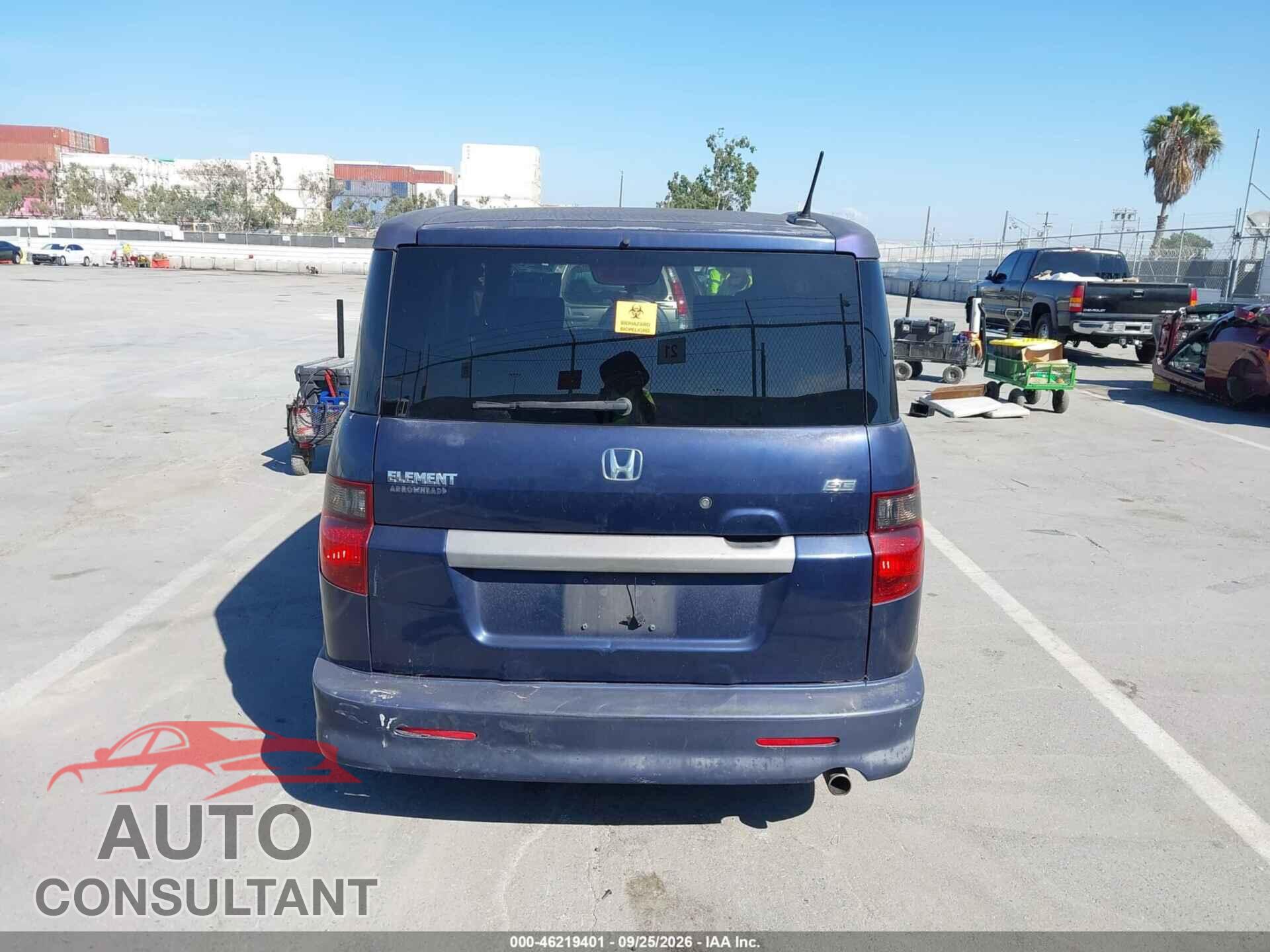 HONDA ELEMENT 2009 - 5J6YH18919L001684