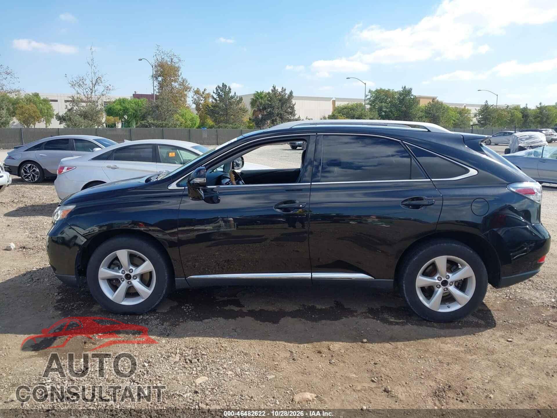 LEXUS RX 350 2011 - 2T2BK1BA4BC104784