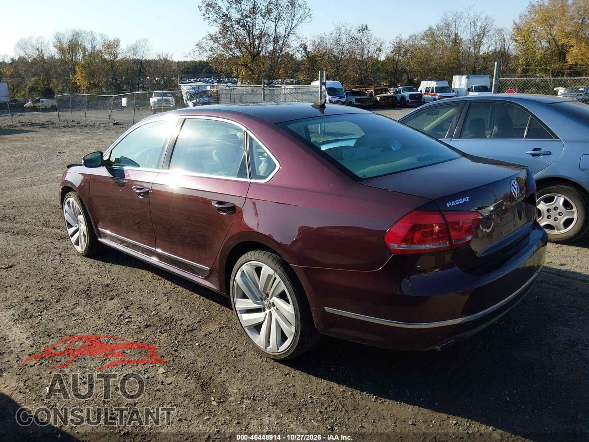 VOLKSWAGEN PASSAT 2013 - 1VWBN7A33DC049190