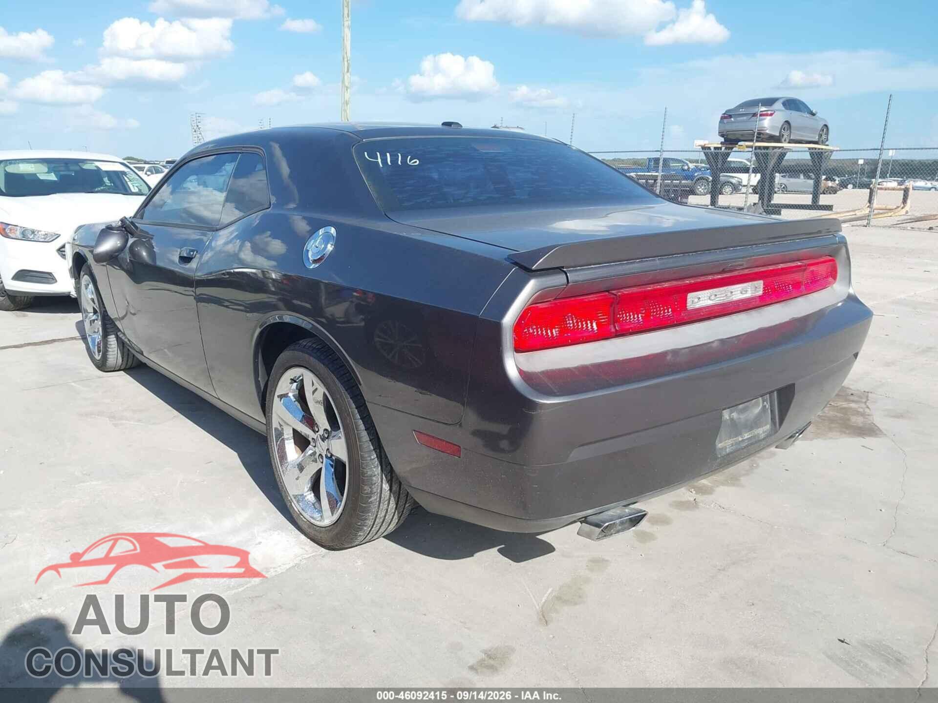 DODGE CHALLENGER 2013 - 2C3CDYAG0DH604116