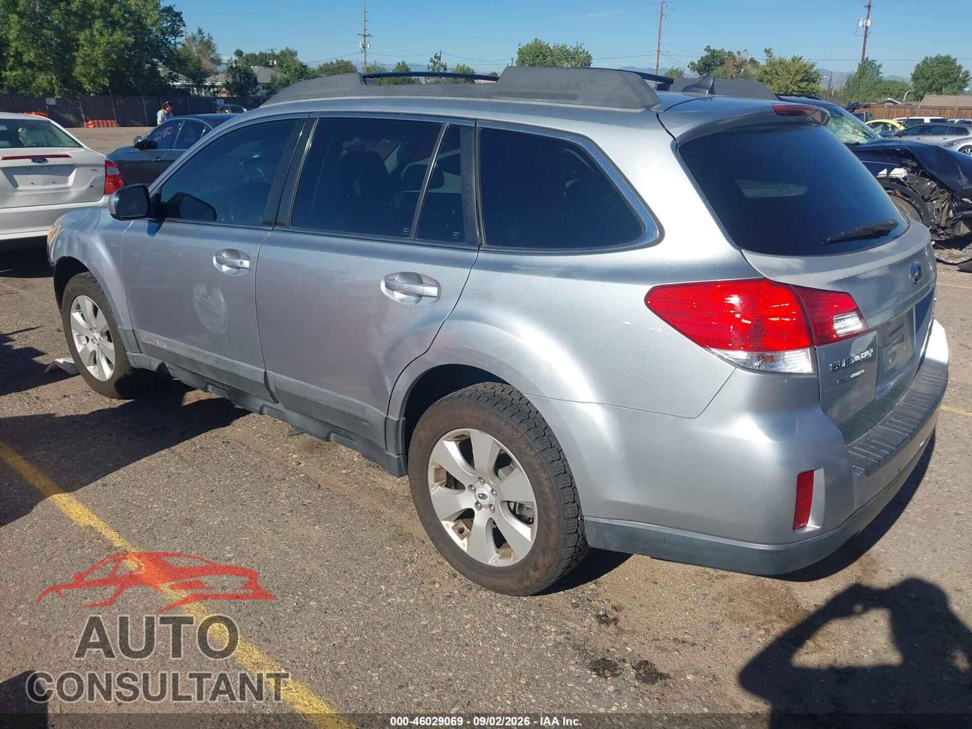SUBARU OUTBACK 2012 - 4S4BRBKC9C3294305
