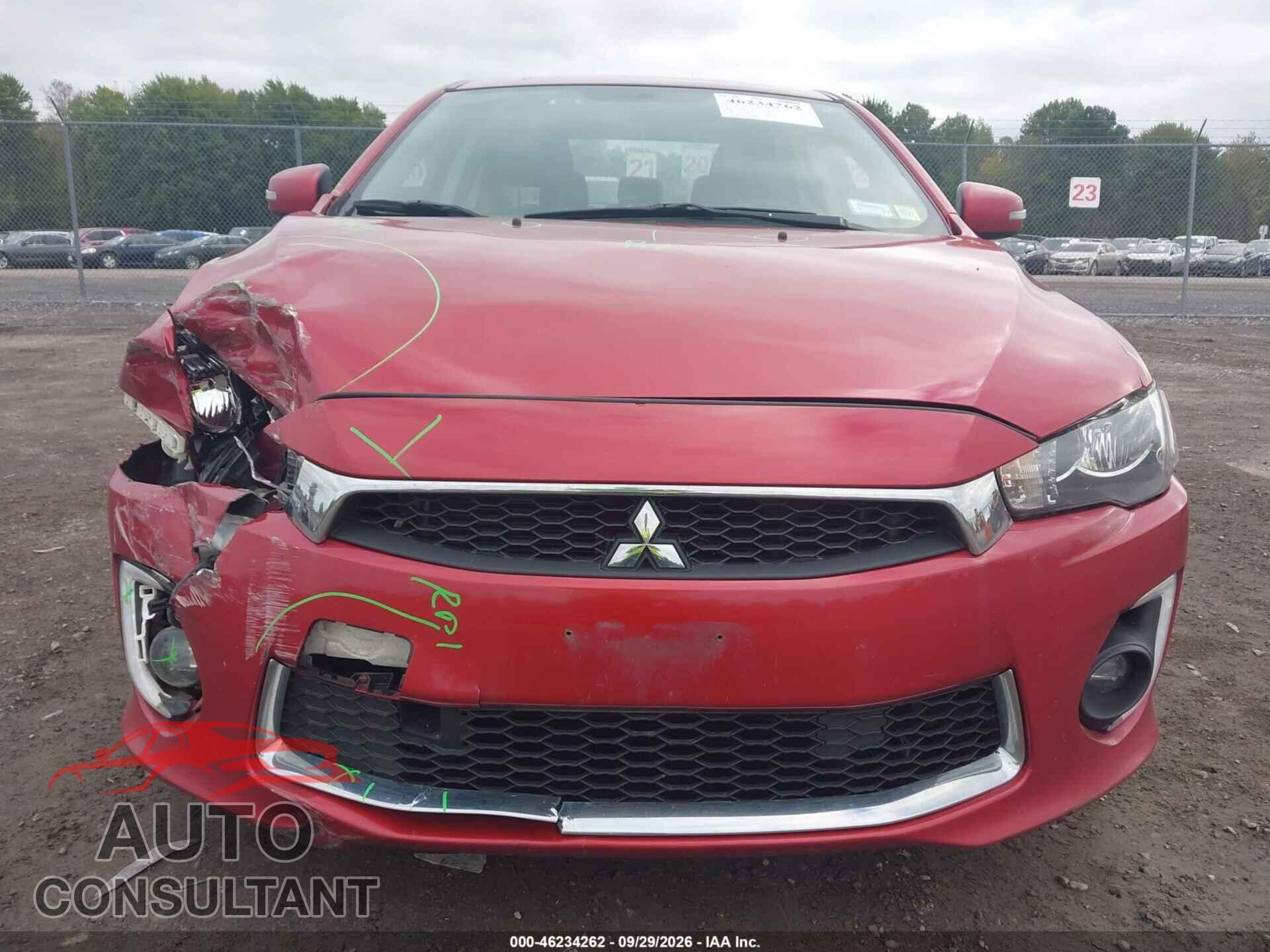 MITSUBISHI LANCER 2017 - JA32U2FU3HU014593