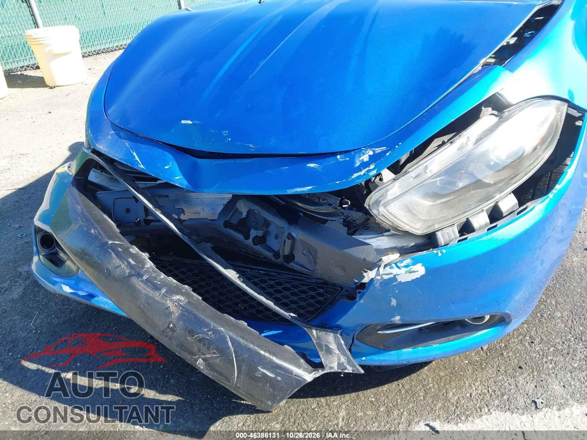 DODGE DART 2015 - 1C3CDFBB8FD241927