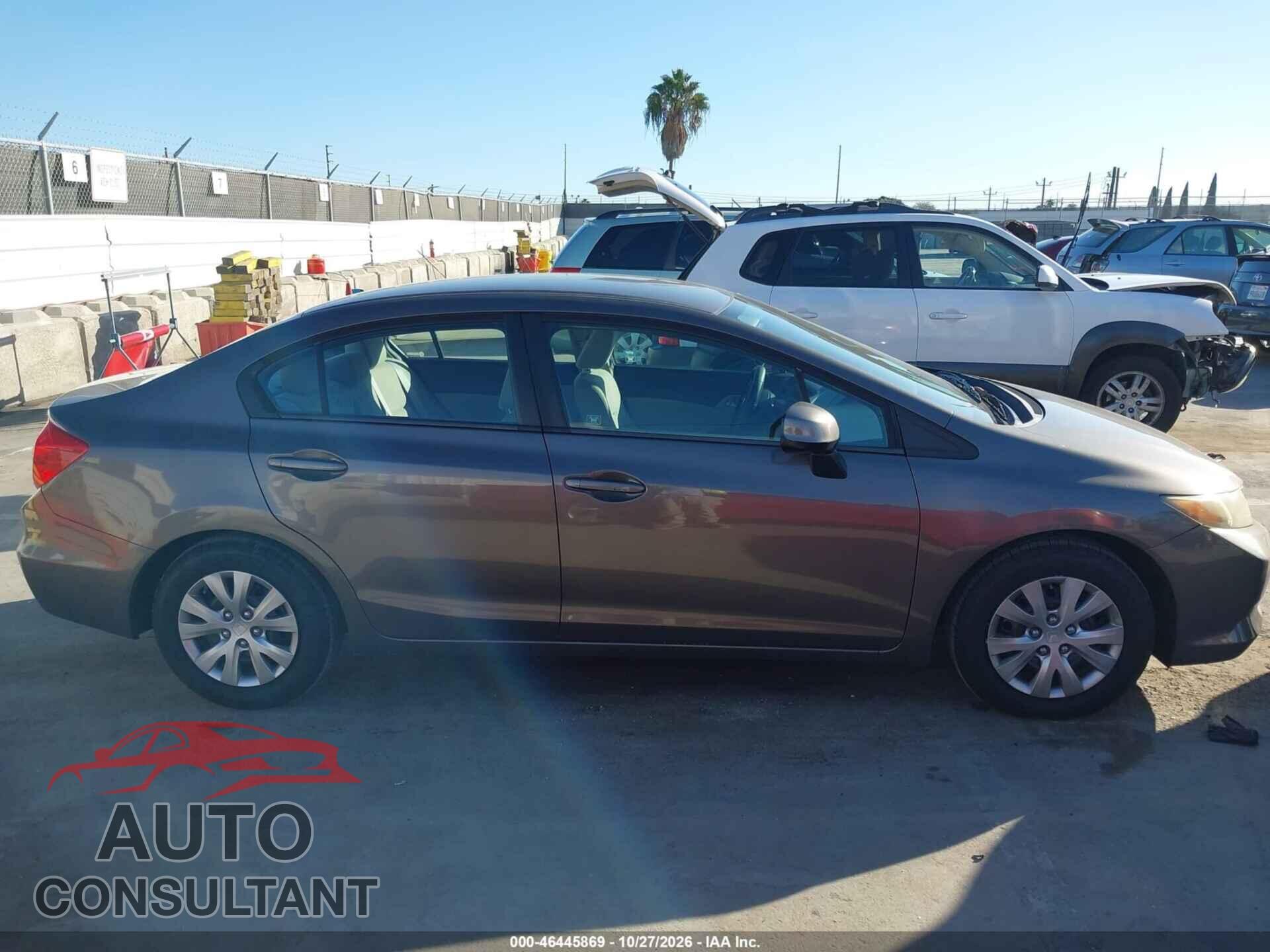 HONDA CIVIC 2012 - 19XFB2F53CE304017