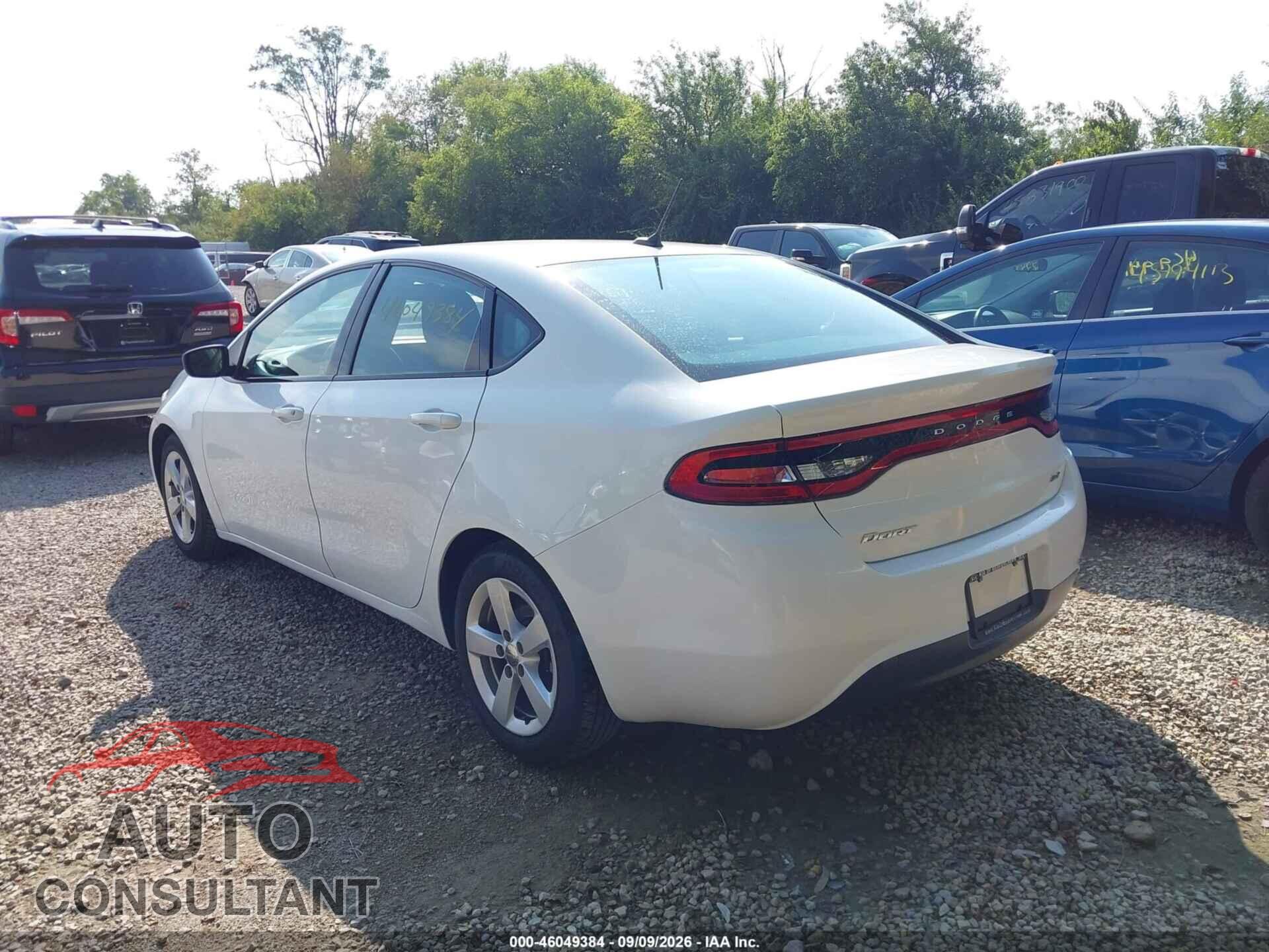 DODGE DART 2015 - 1C3CDFBB6FD420466