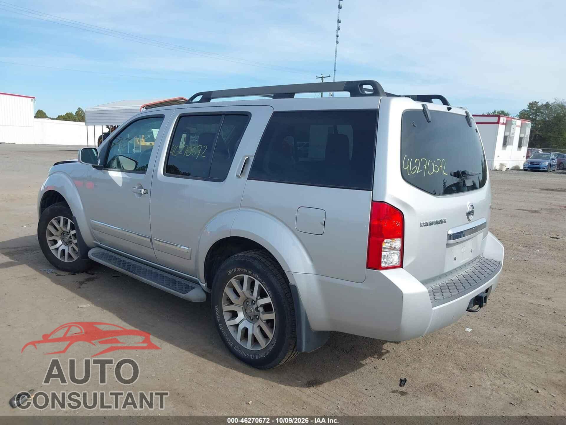 NISSAN PATHFINDER 2012 - 5N1AR1NB8CC625707