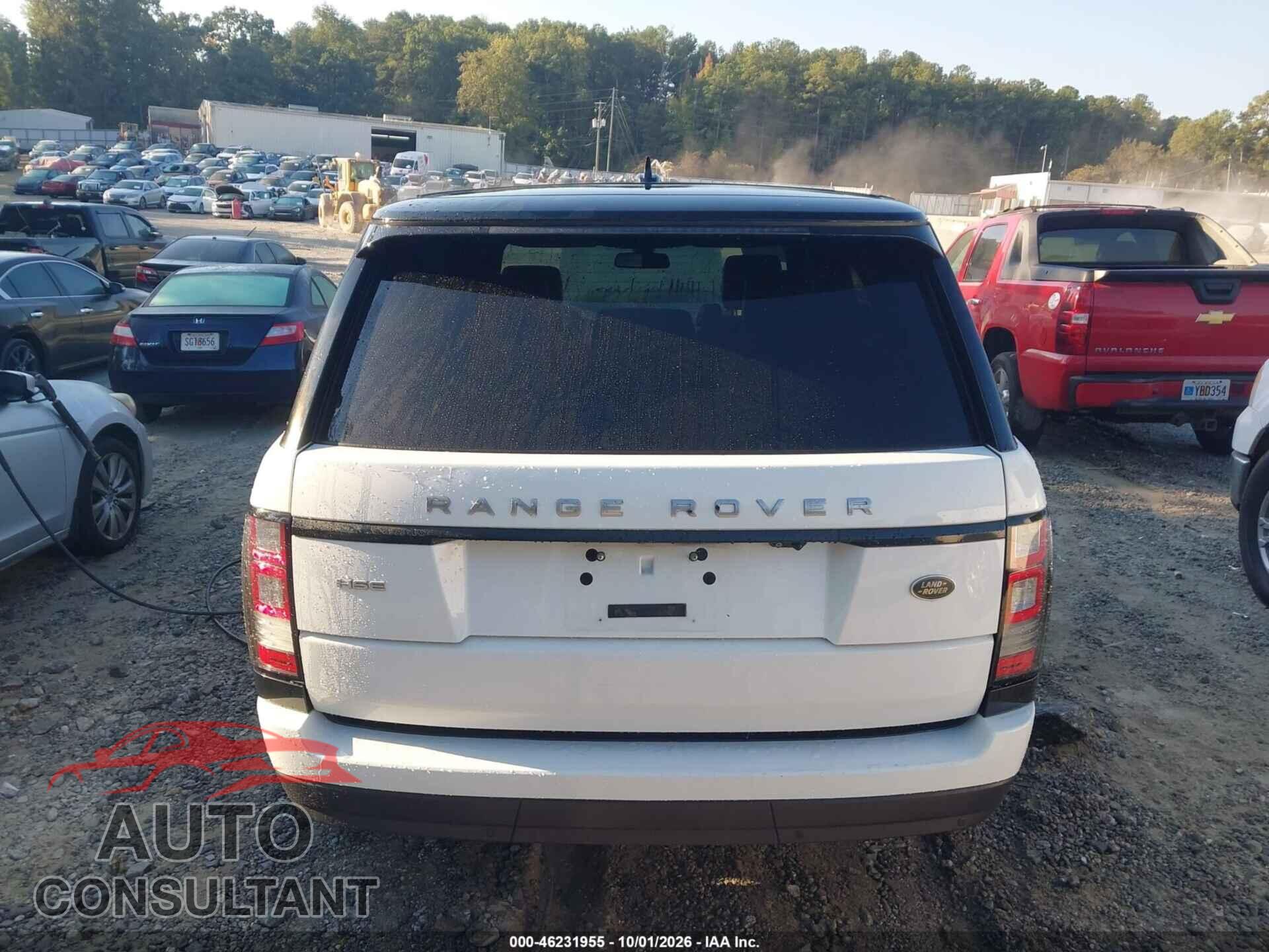LAND ROVER RANGE ROVER 2016 - SALGS2VF9GA245197