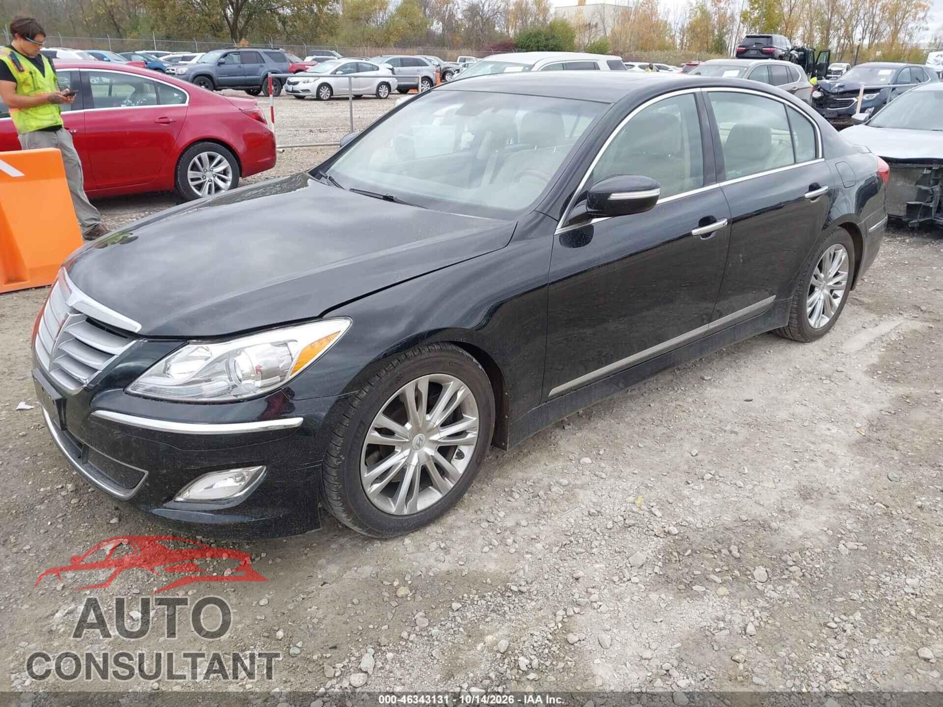 HYUNDAI GENESIS 2012 - KMHGC4DHXCU170422