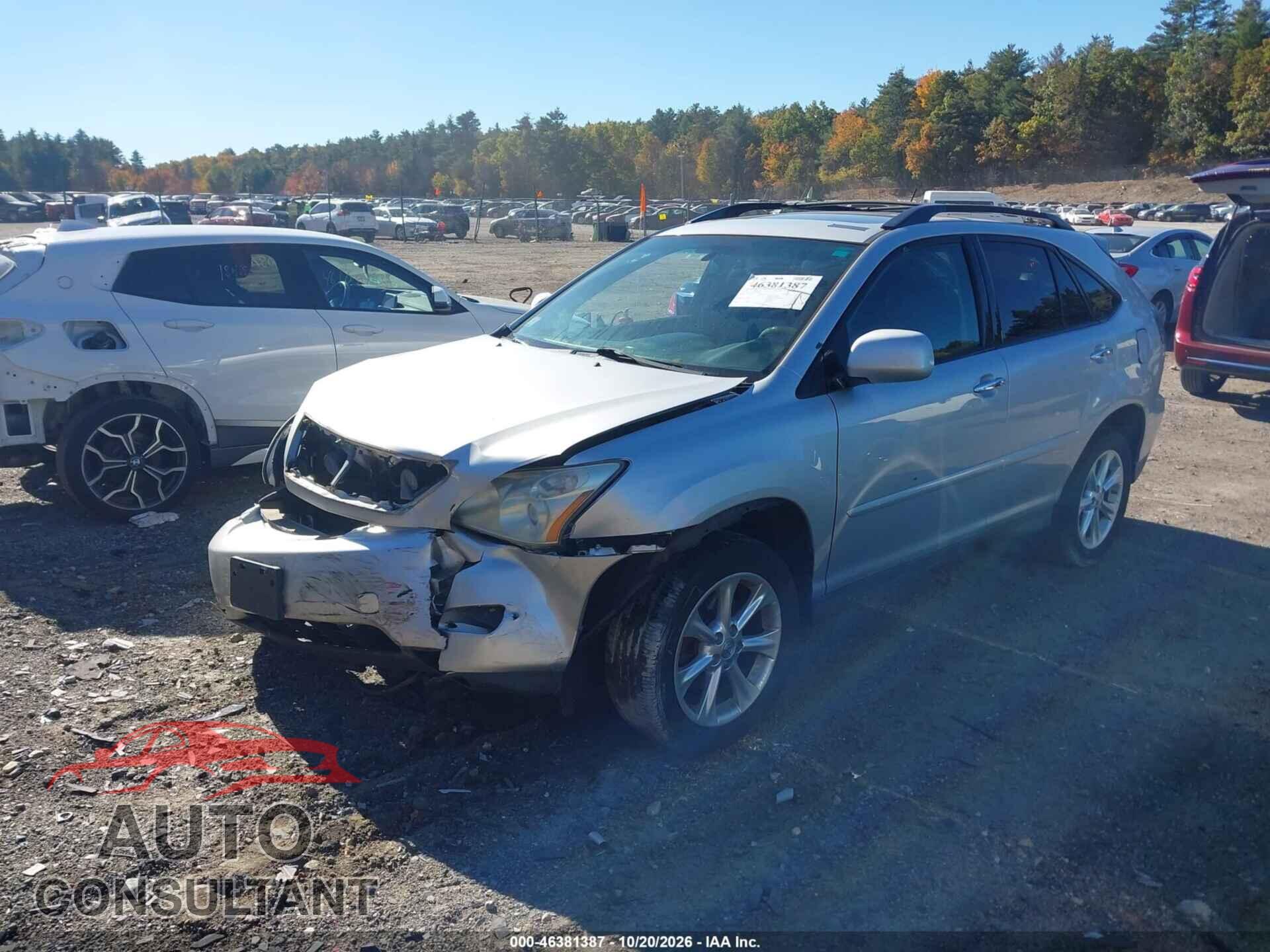 LEXUS RX 350 2009 - 2T2HK31U49C109589