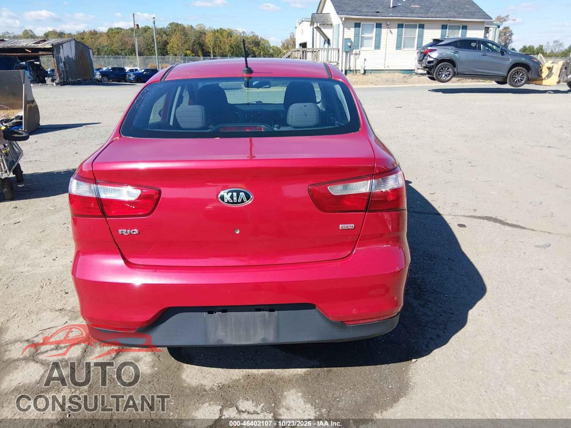 KIA RIO 2017 - KNADM4A30H6059609