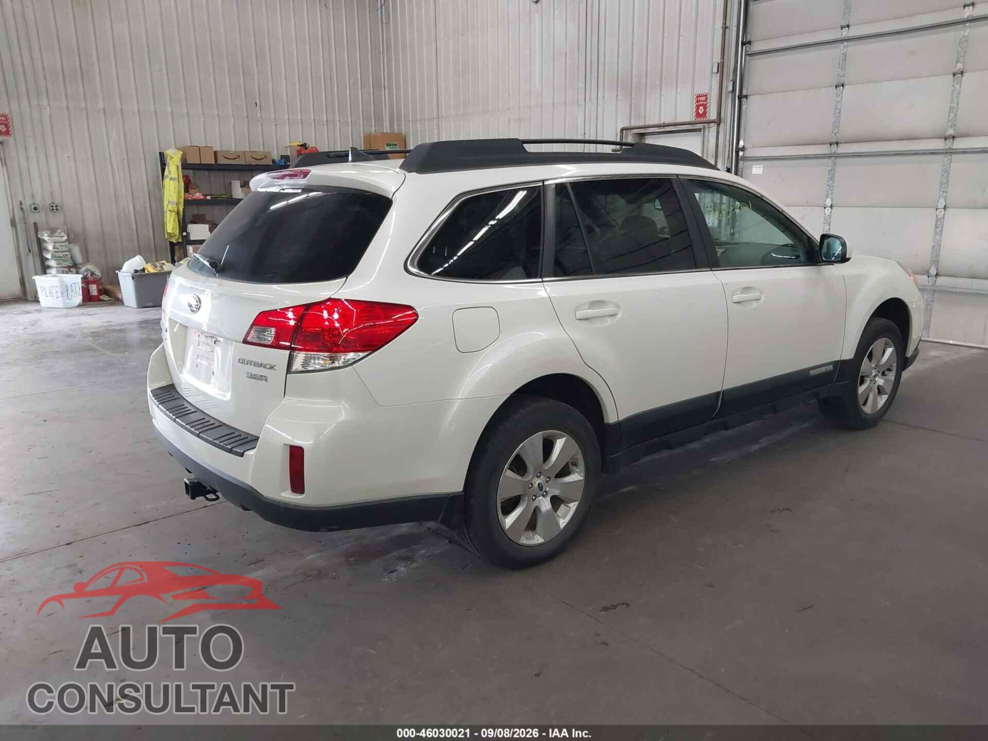 SUBARU OUTBACK 2012 - 4S4BRDKC9C2203549