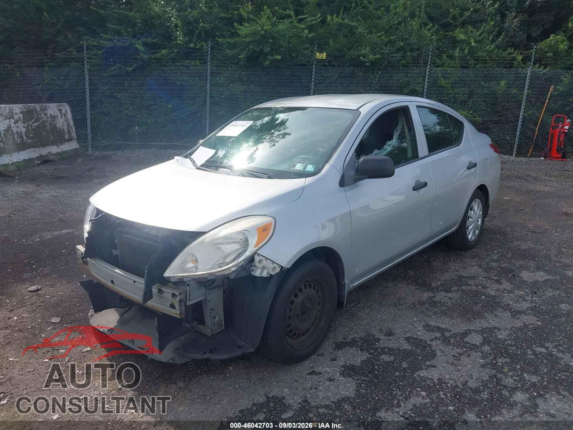 NISSAN VERSA 2012 - 3N1CN7AP1CL855853