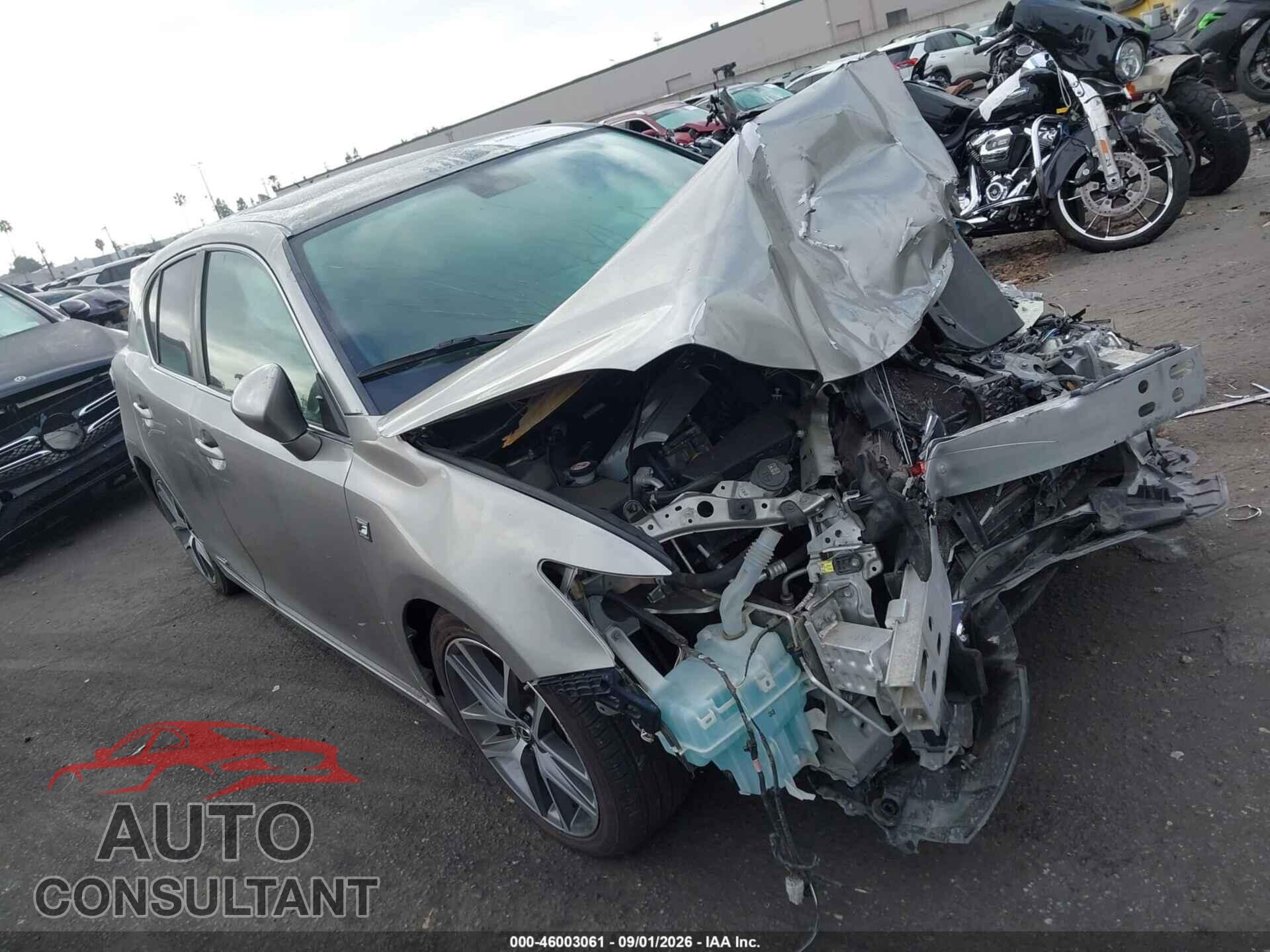 LEXUS CT 200H 2017 - JTHKD5BH6H2287744