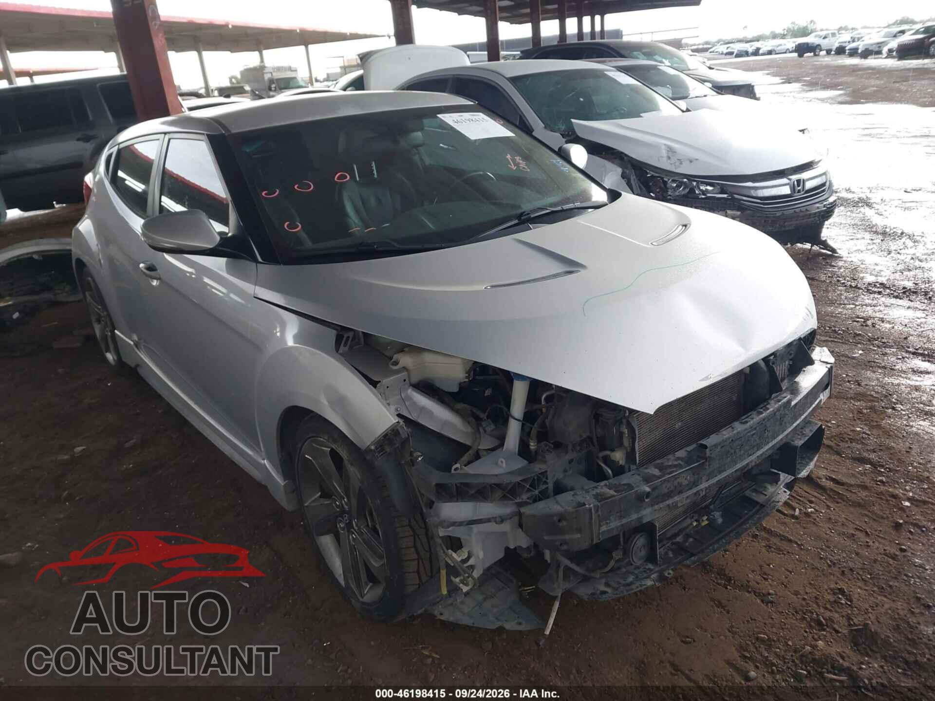 HYUNDAI VELOSTER 2015 - KMHTC6AE3FU238603