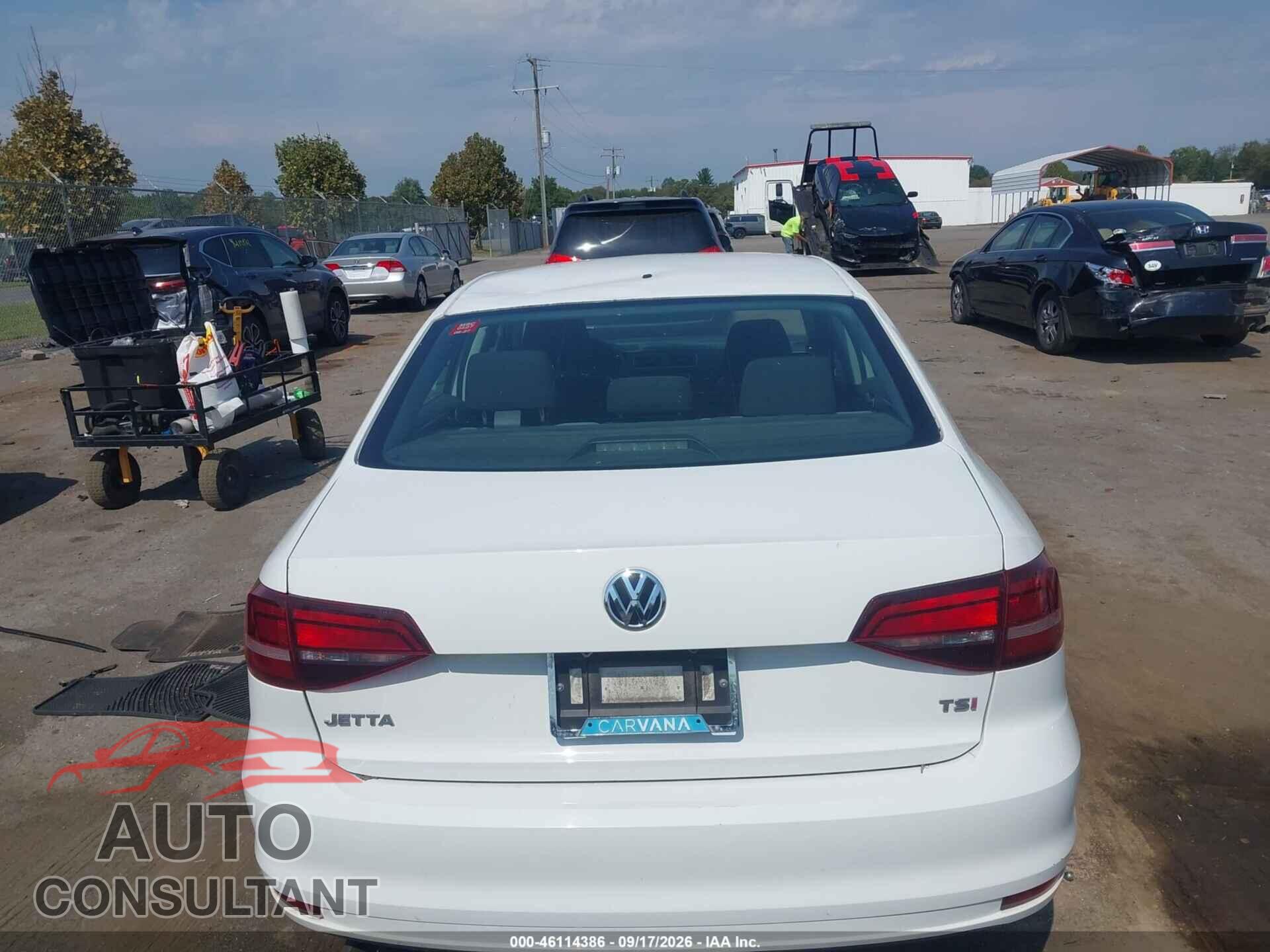 VOLKSWAGEN JETTA 2017 - 3VW2B7AJ6HM374752