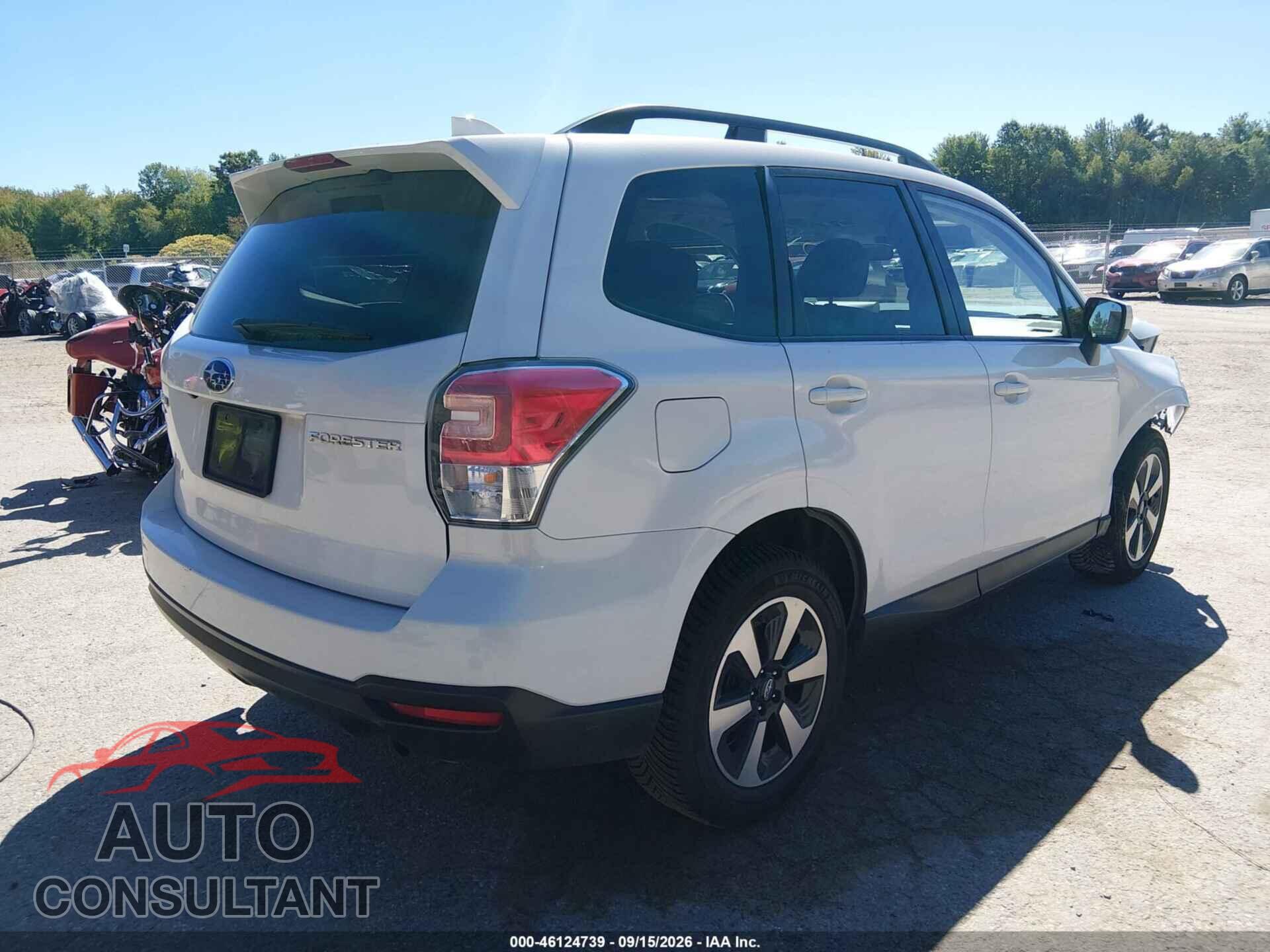SUBARU FORESTER 2018 - JF2SJAGC2JH524346