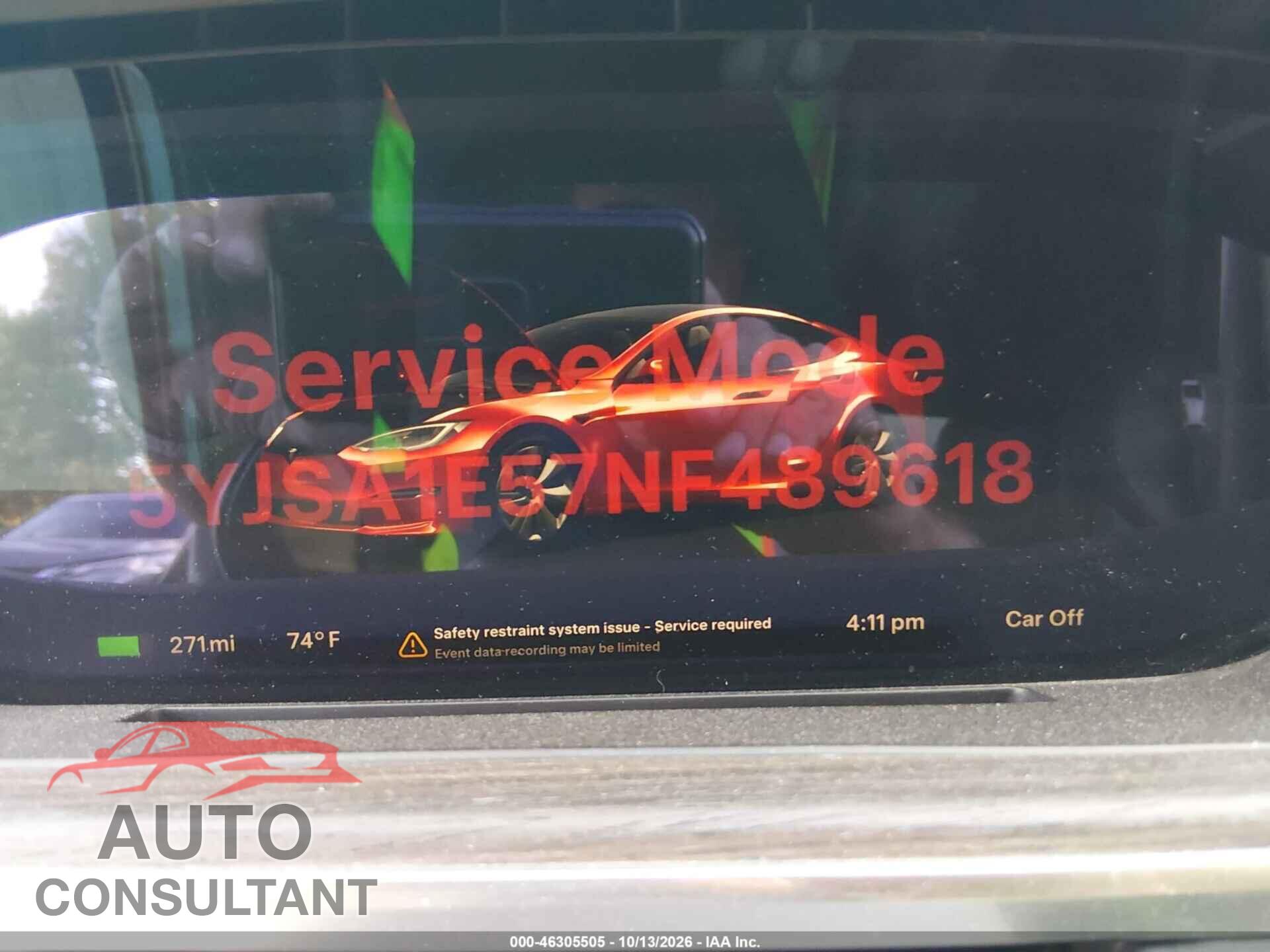 TESLA MODEL S 2022 - 5YJSA1E57NF489618