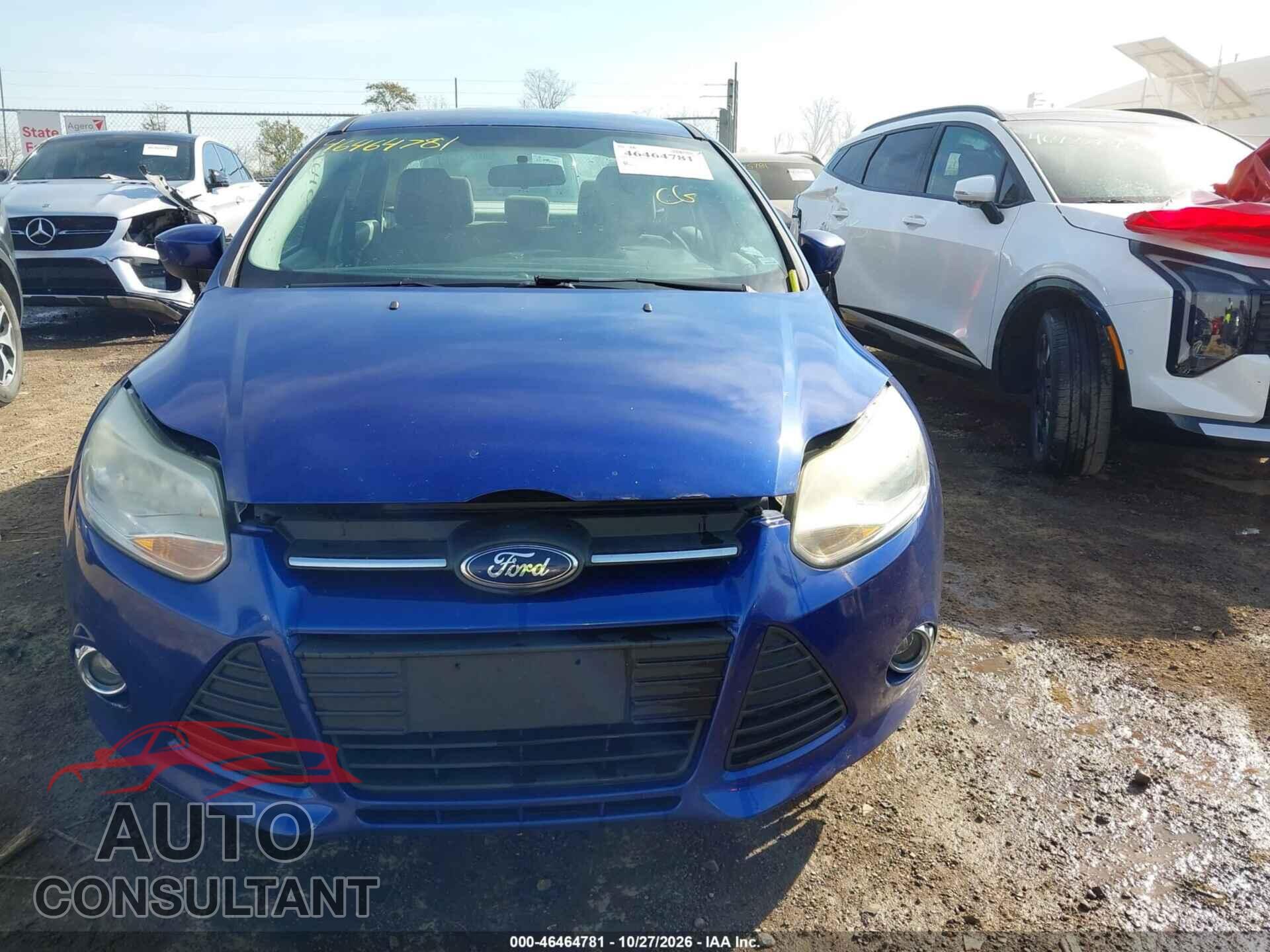 FORD FOCUS 2012 - 1FAHP3F2XCL461370
