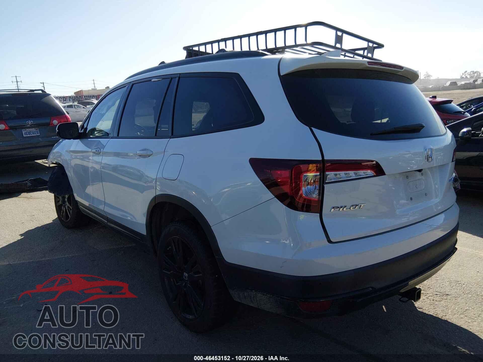 HONDA PILOT 2021 - 5FNYF6H72MB067647