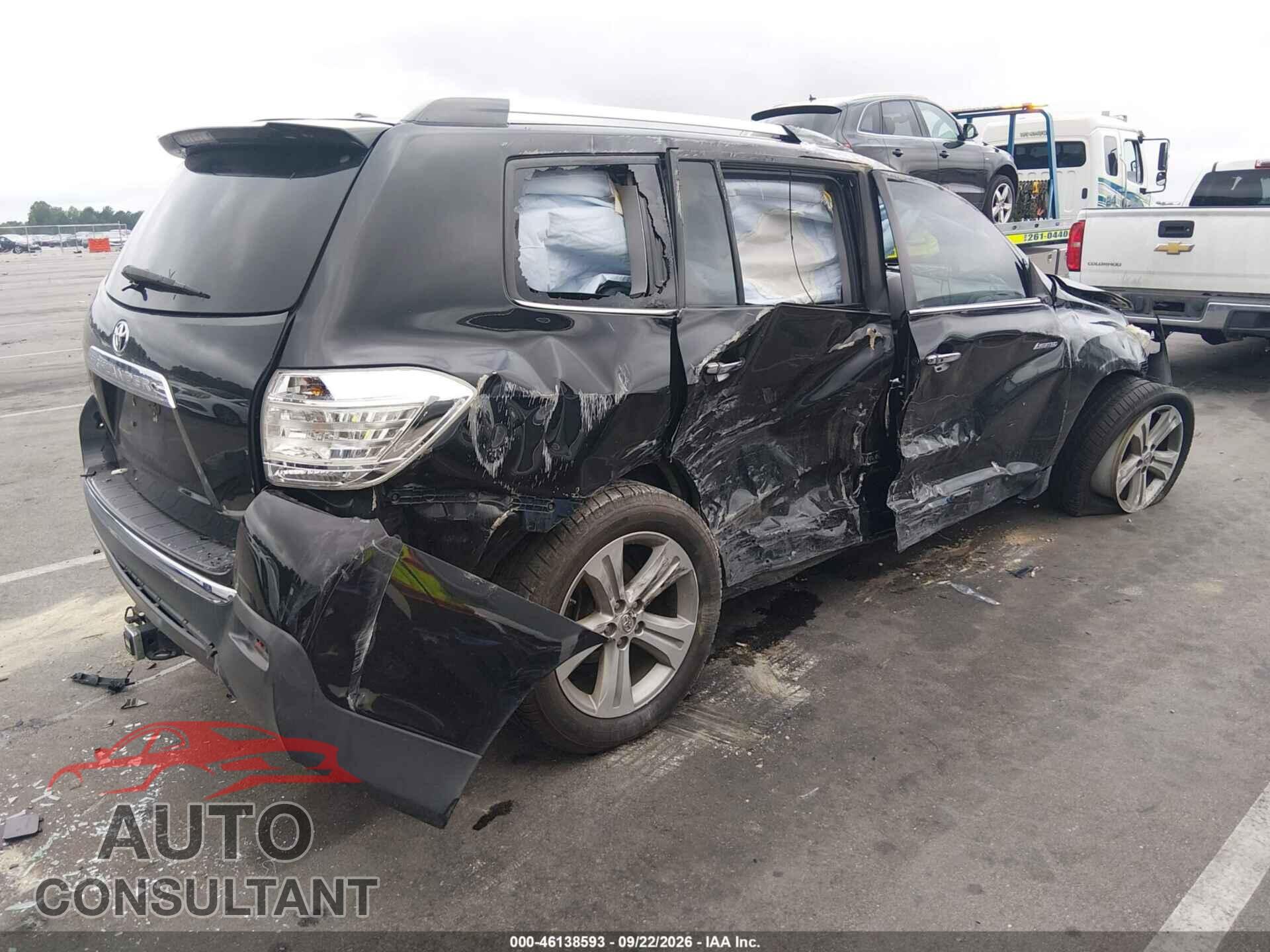 TOYOTA HIGHLANDER 2013 - 5TDYK3EHXDS142159