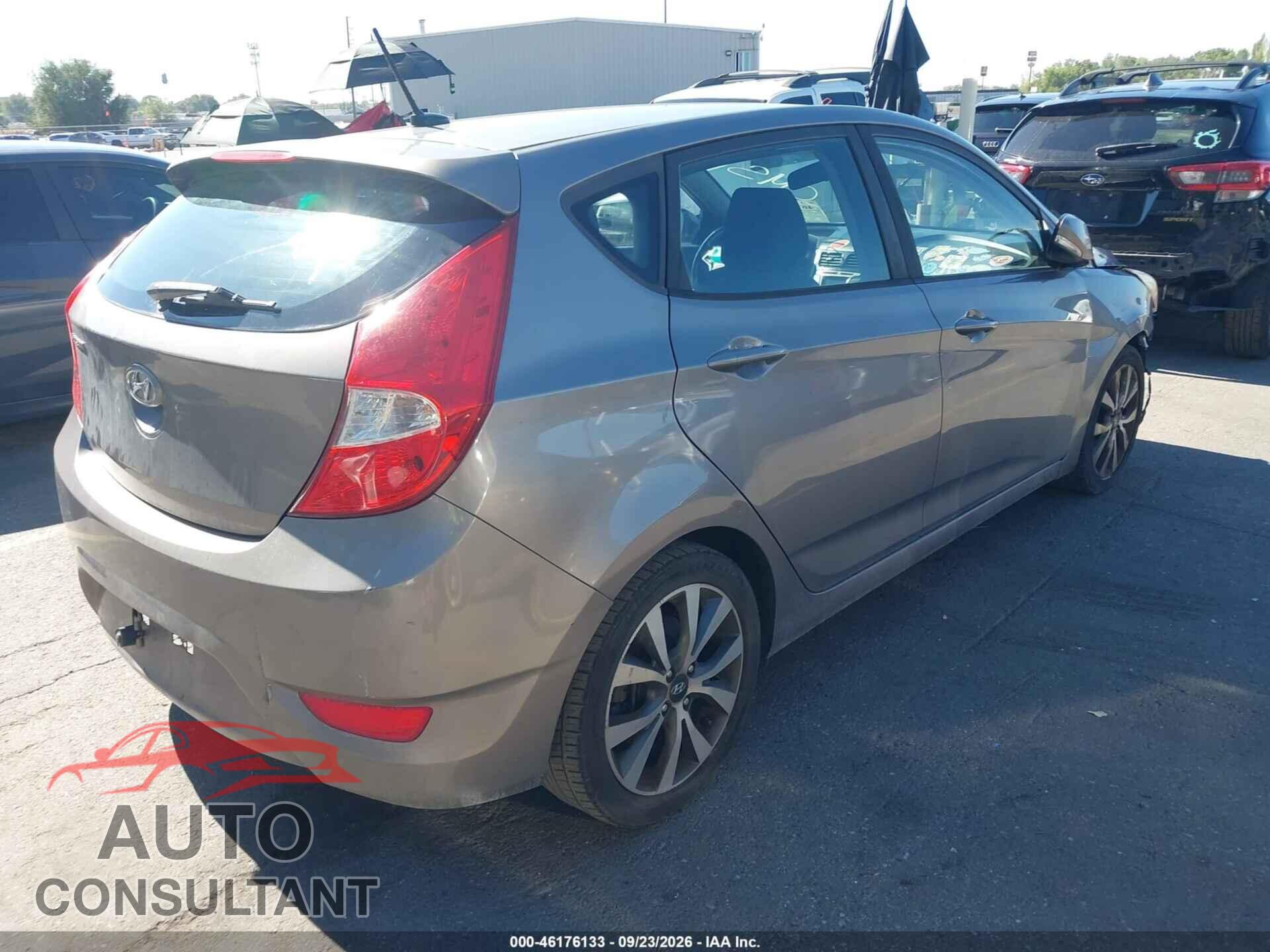 HYUNDAI ACCENT 2017 - KMHCU5AE3HU356435