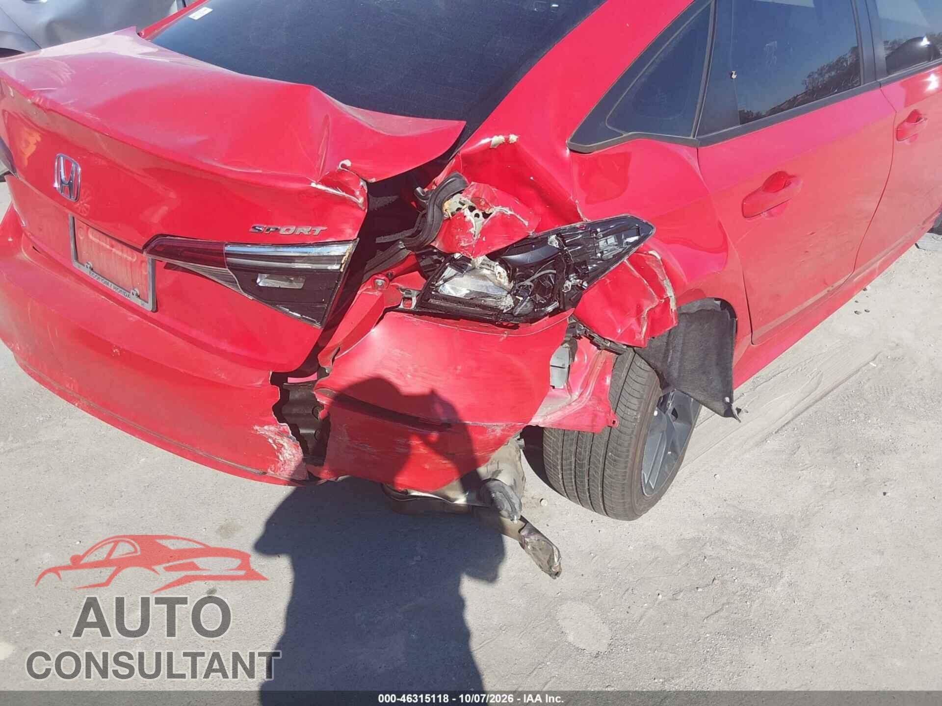 HONDA CIVIC 2023 - 2HGFE2F52PH521545