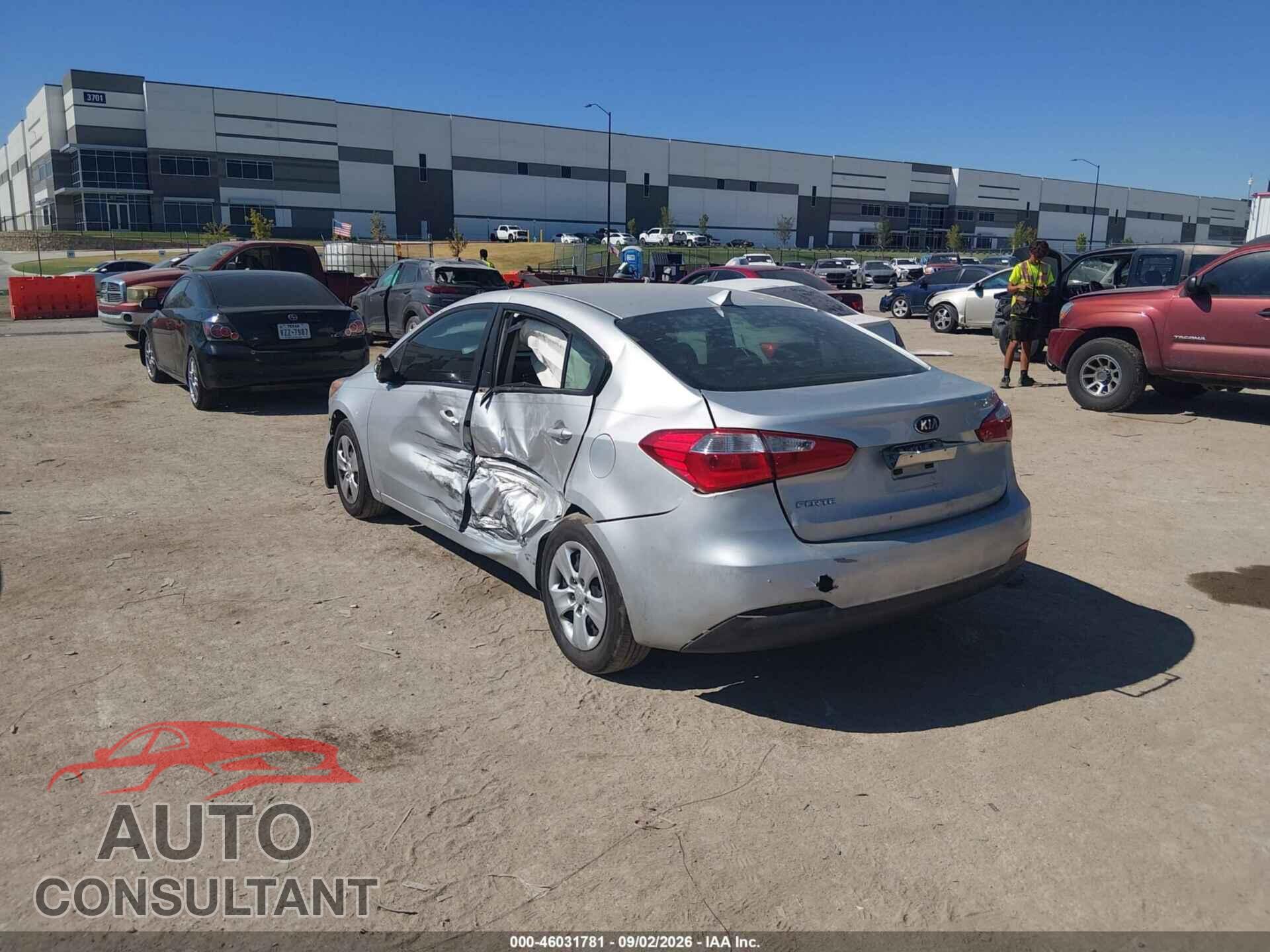 KIA FORTE 2016 - KNAFK4A69G5523221