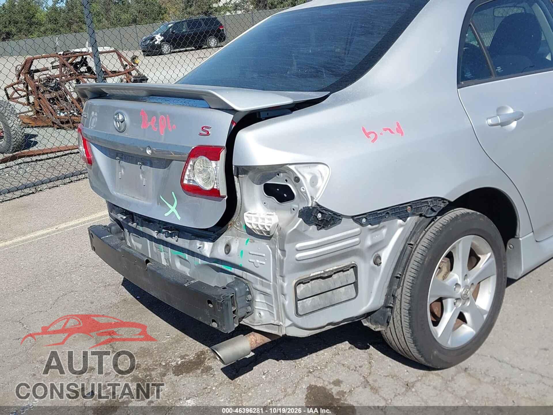 TOYOTA COROLLA 2011 - 2T1BU4EE2BC656931