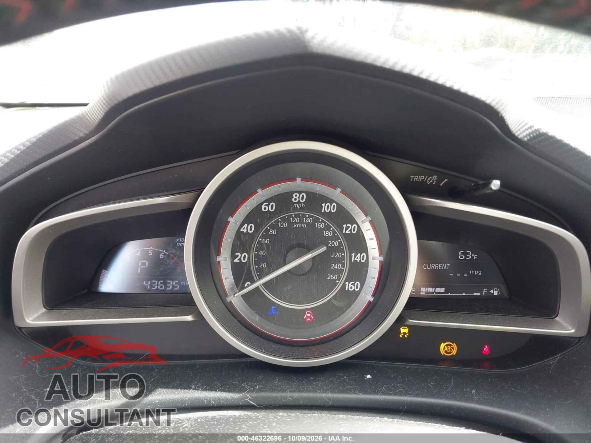 MAZDA MAZDA3 2014 - JM1BM1M73E1214671