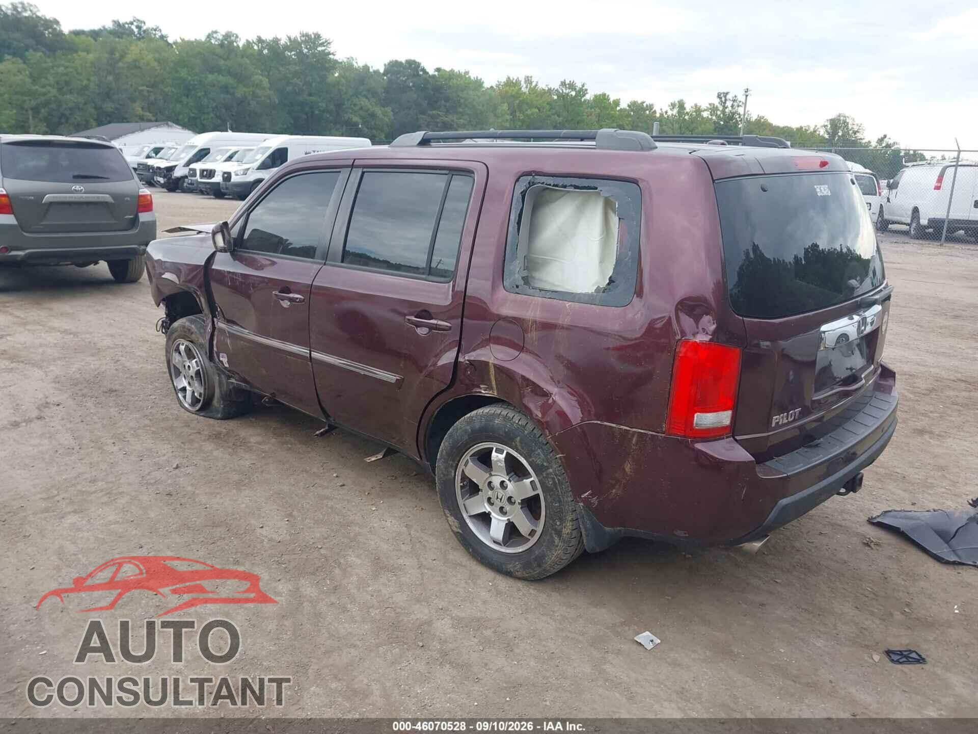 HONDA PILOT 2009 - 5FNYF48999B022492