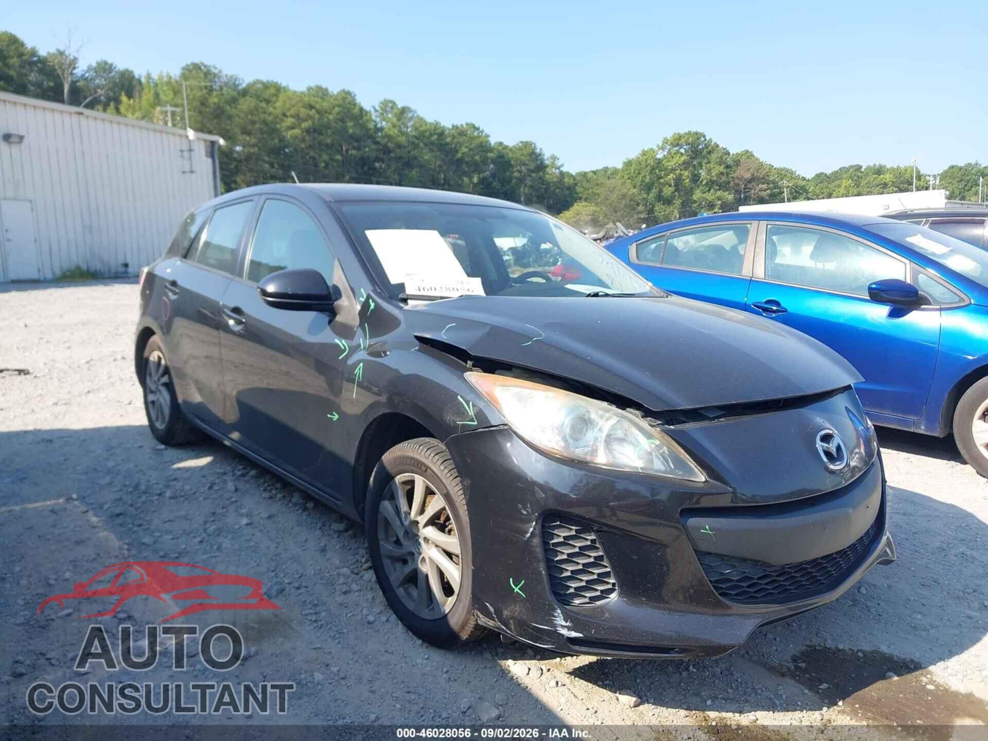 MAZDA MAZDA3 2012 - JM1BL1L83C1677498